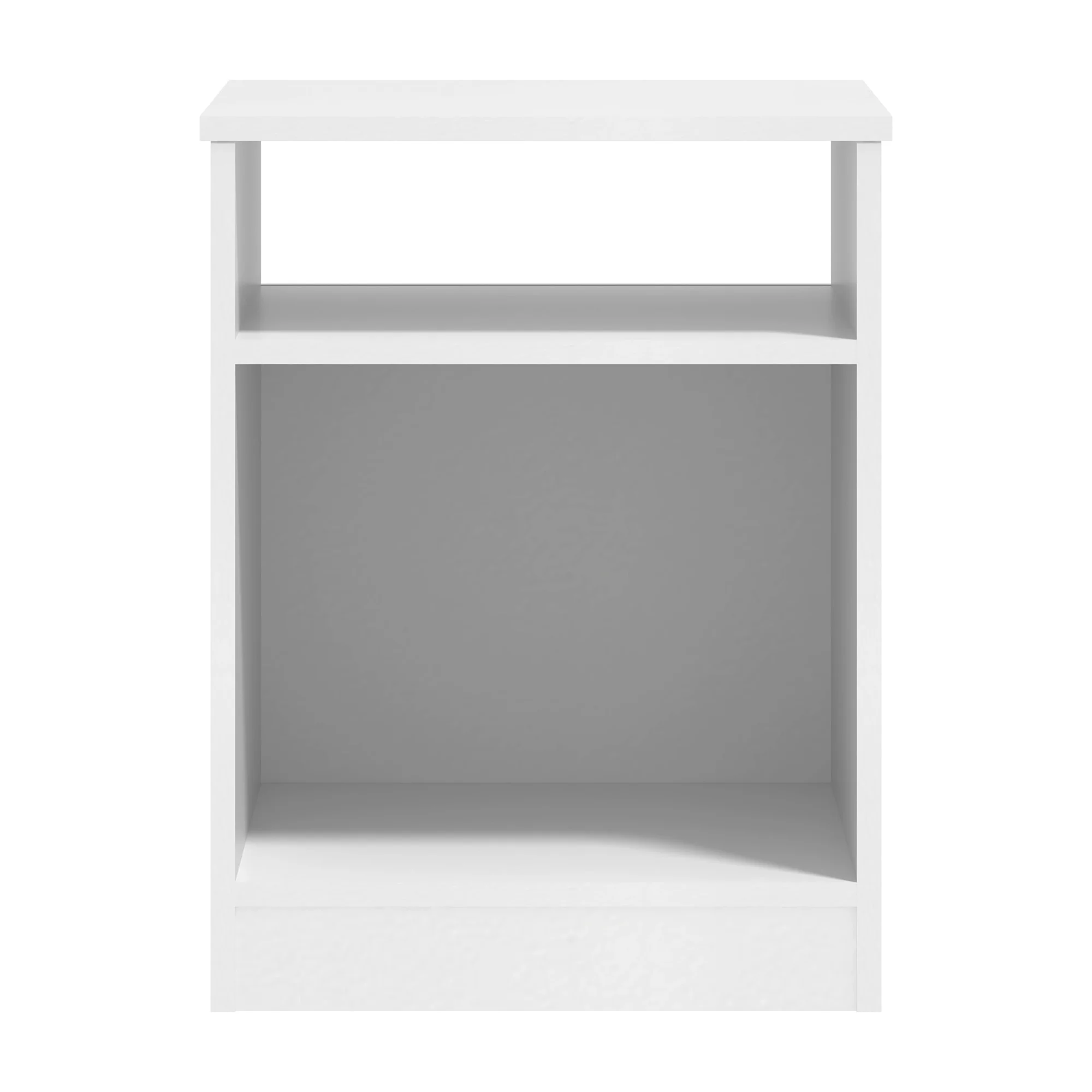 Mainstays Ardent Open Shelf Nightstand, White - Womvr