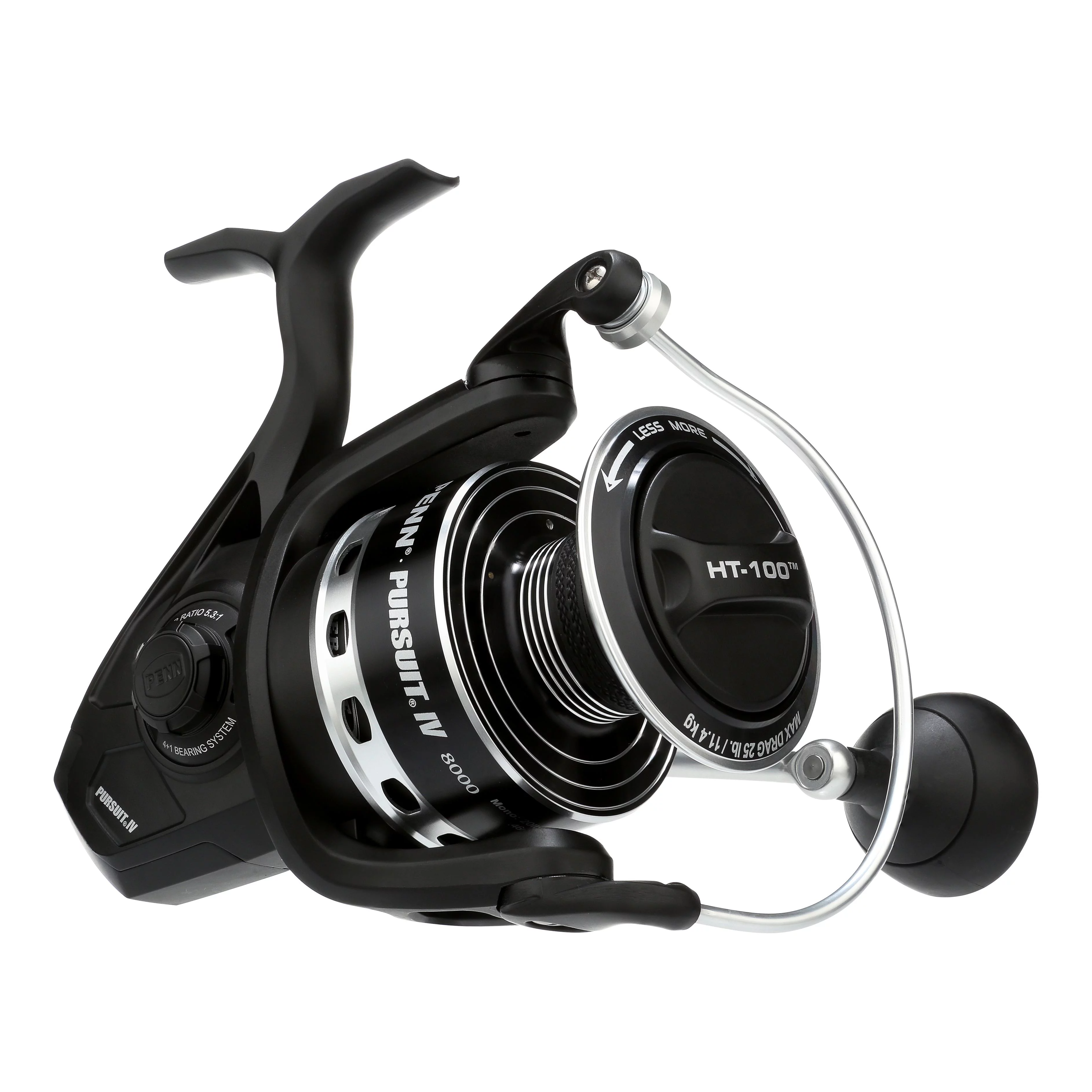 PENN Pursuit IV Inshore/Nearshore Spinning Fishing Reel, Size 5000 - Womvr
