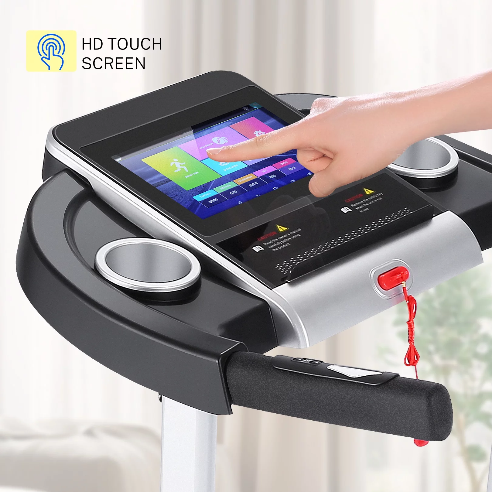 Tikmboex 3.25HP Folding Treadmill with 10