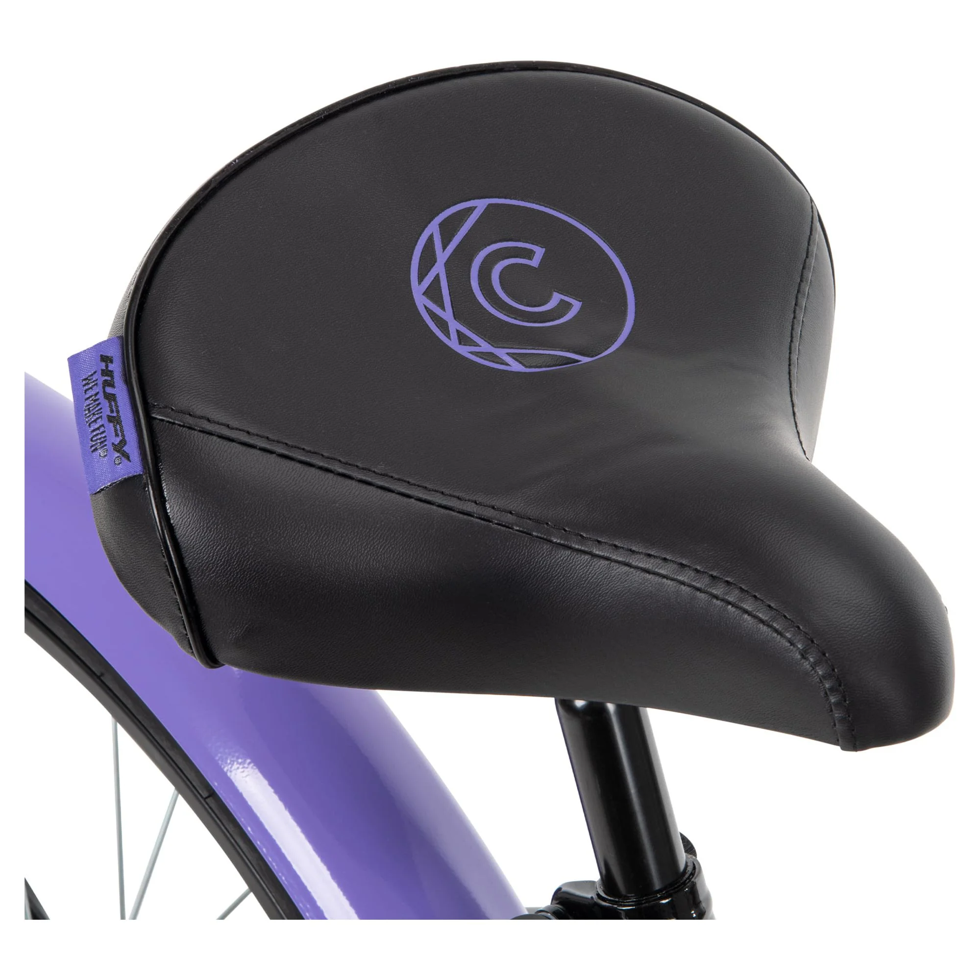Huffy Carlisle 26-In. Cruiser Bicycle for Women, Black and Purple - Womvr