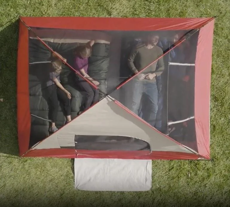 Ozark Trail 6 Person Dome Tent with Sitting Area - 15 ft. x 11 ft. - Carry Weight - 21.38 lbs. - Womvr