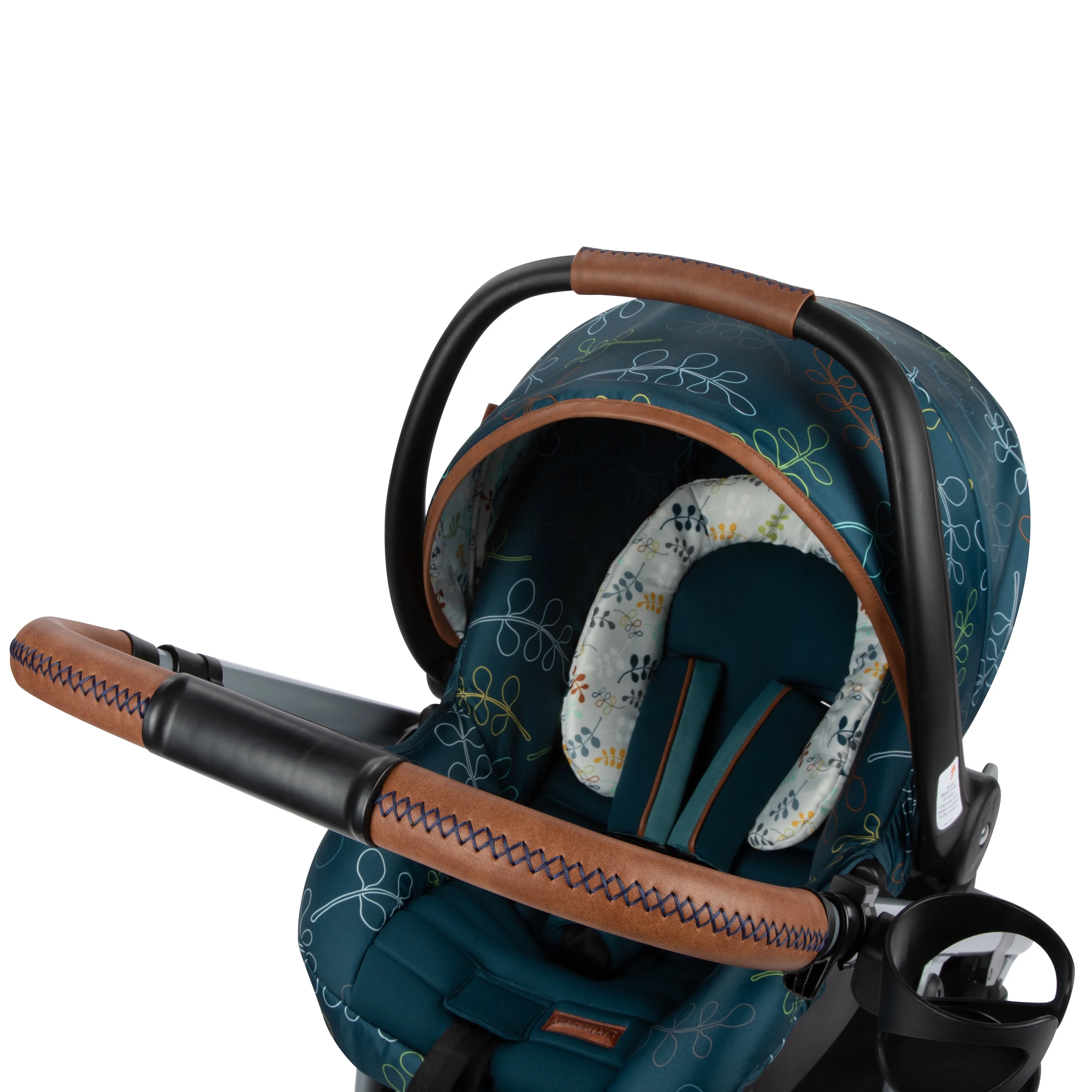 Monbebe Lynx 6 in 1 Modular Travel System Stroller and Infant Car Seat, Leaf - Womvr