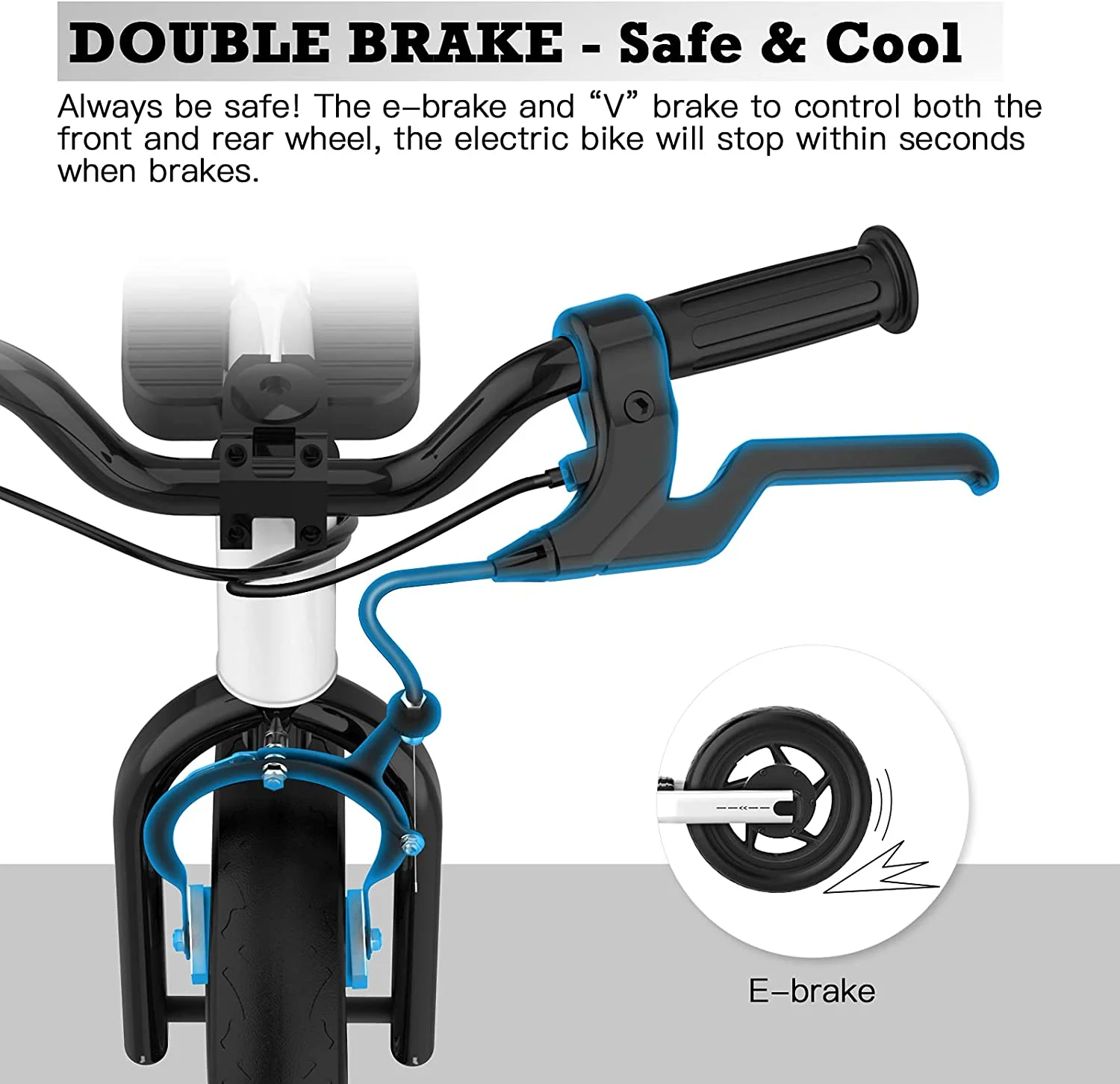 Hiboy BK1 Electric Bike for Kids Ages 3-5 Years, 24V 100W Electric Balance Bike 12 inch Inflatable Tire Adjustable Seat, Electric Bicycle Gift for Kids - Womvr