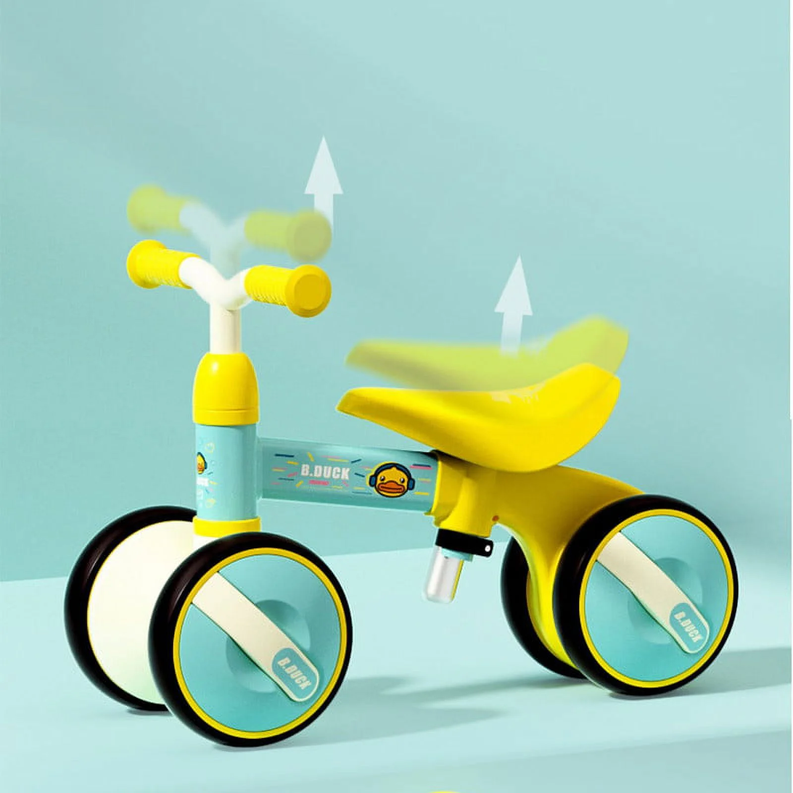 Luddy B.Duck Co-branded Edition Kids Balance Bike Toddler Riding Toys and Gifts Green - Womvr