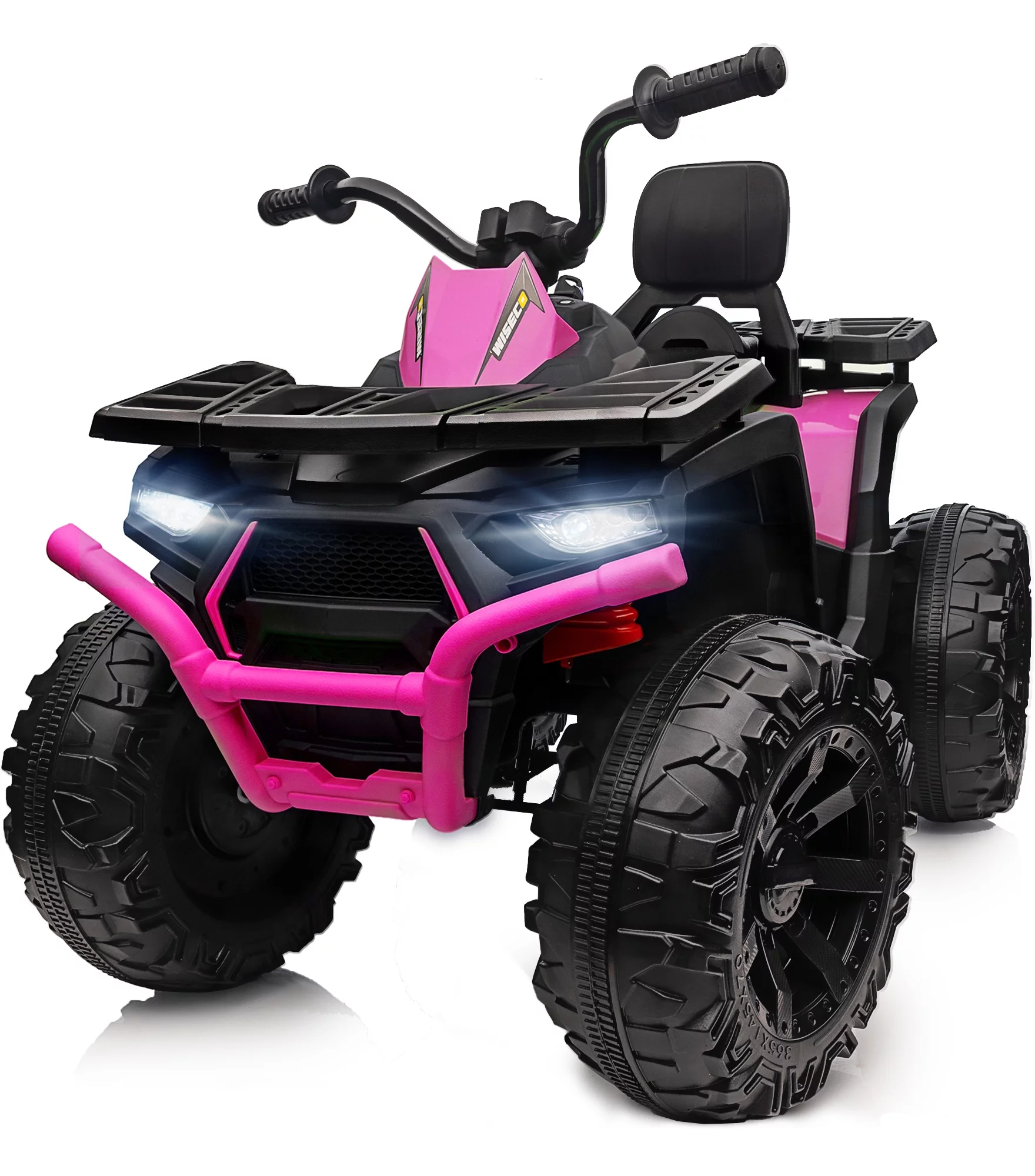 Outfunny Kids 4 Wheeler, 24V Ride on Toy Electric ATV for Big Kid Ages 3-7 - Green - Womvr