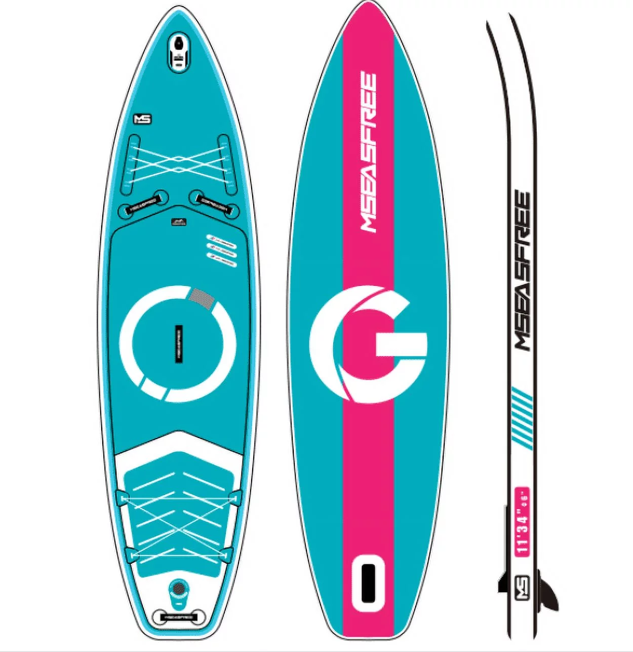 Inflatable Stand Up Paddle Board, 11'x34