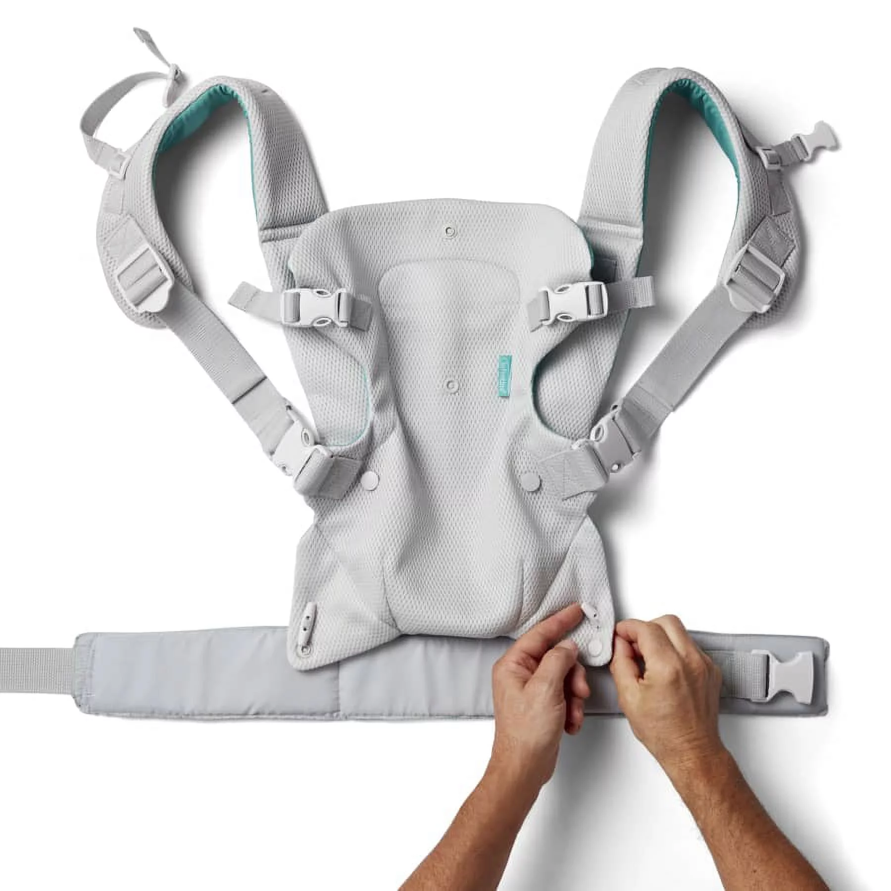 Infantino Nature & Nurture Convertible Baby Carrier, 4-Position, 8-32lbs, 0-9 Months, Sandy Tan - Womvr