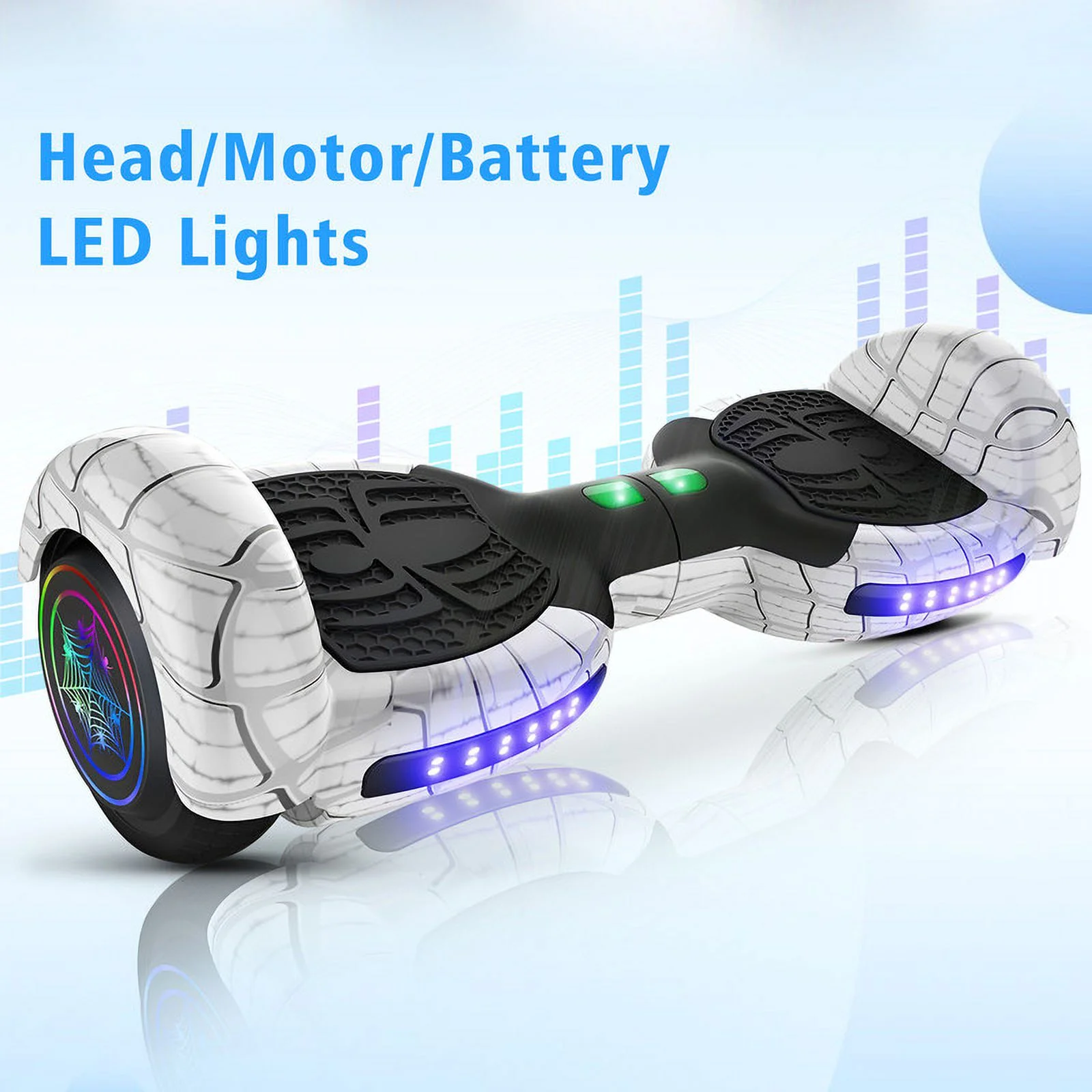 JOLEGE Hoverboard Go Kart Combo, 6.5