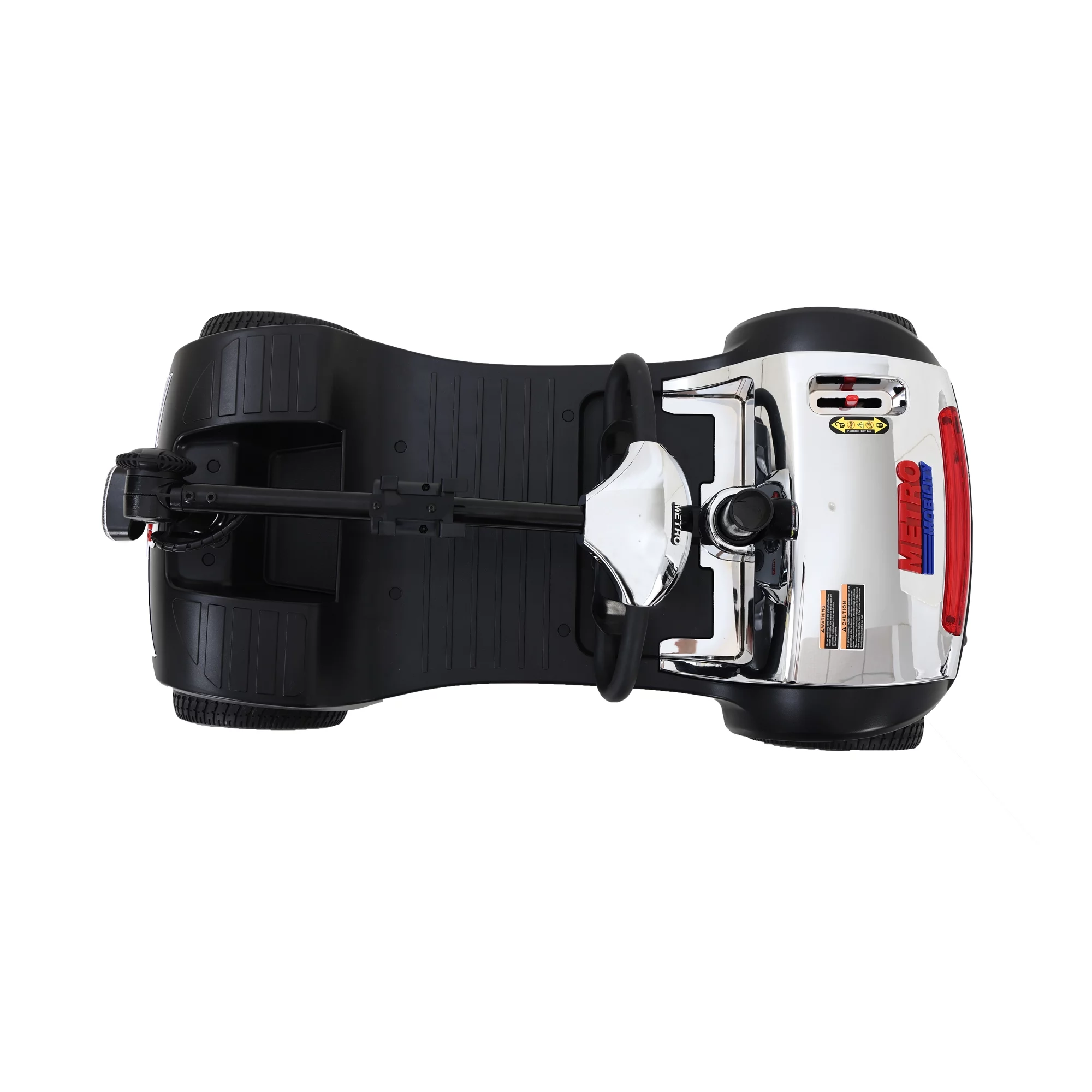 BTMWAY Mobility Scooter, 4 Wheels Electric Scooter for Seniors, Compact Folding Travel Mobility Scooters for Adult, Transformer Mobility Scooter with Swivel Seat, Front and Rear LED Light, Silver - Womvr