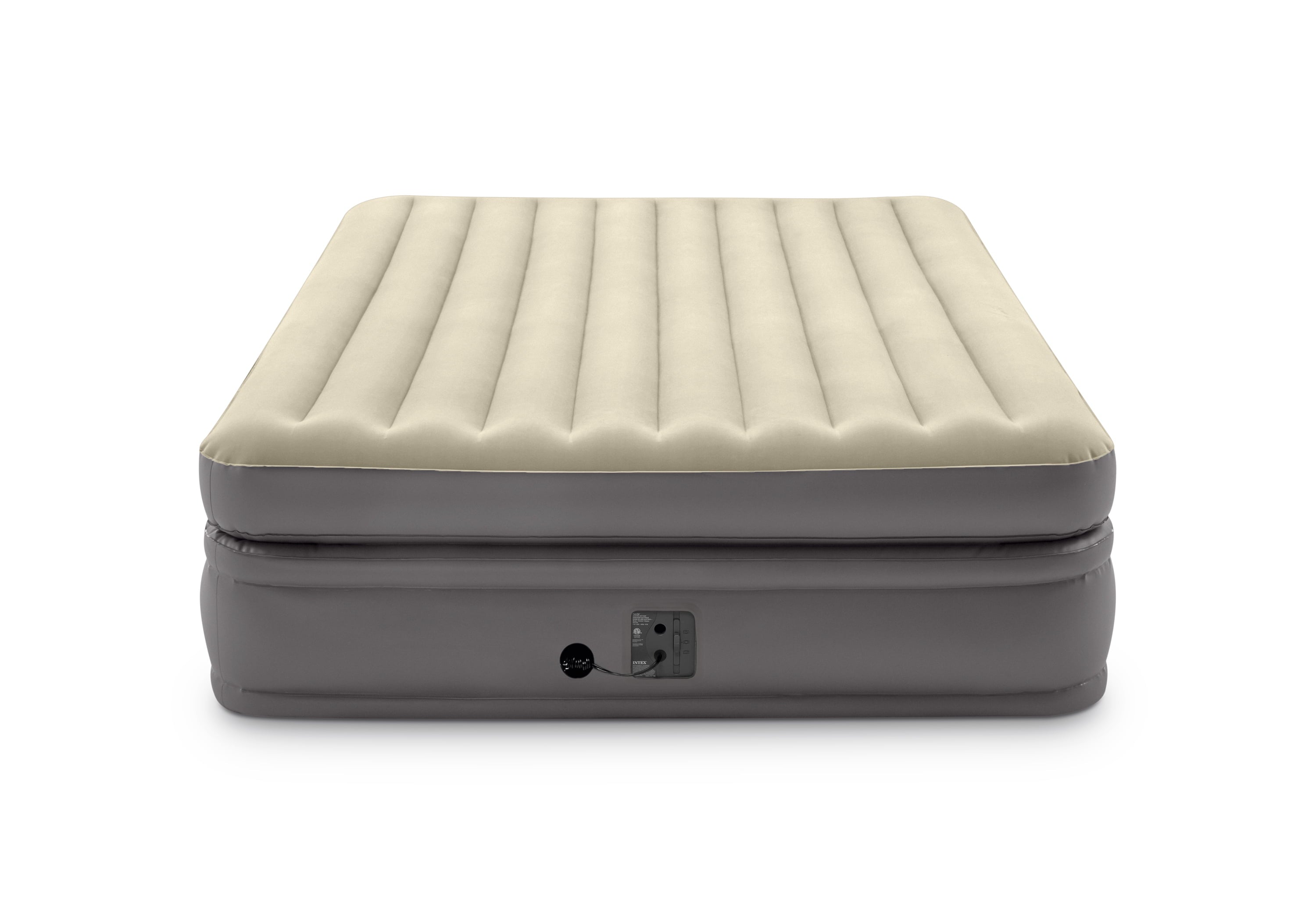 Intex -Queen Comfort Elevated Fiber-Tech Airbed - Womvr