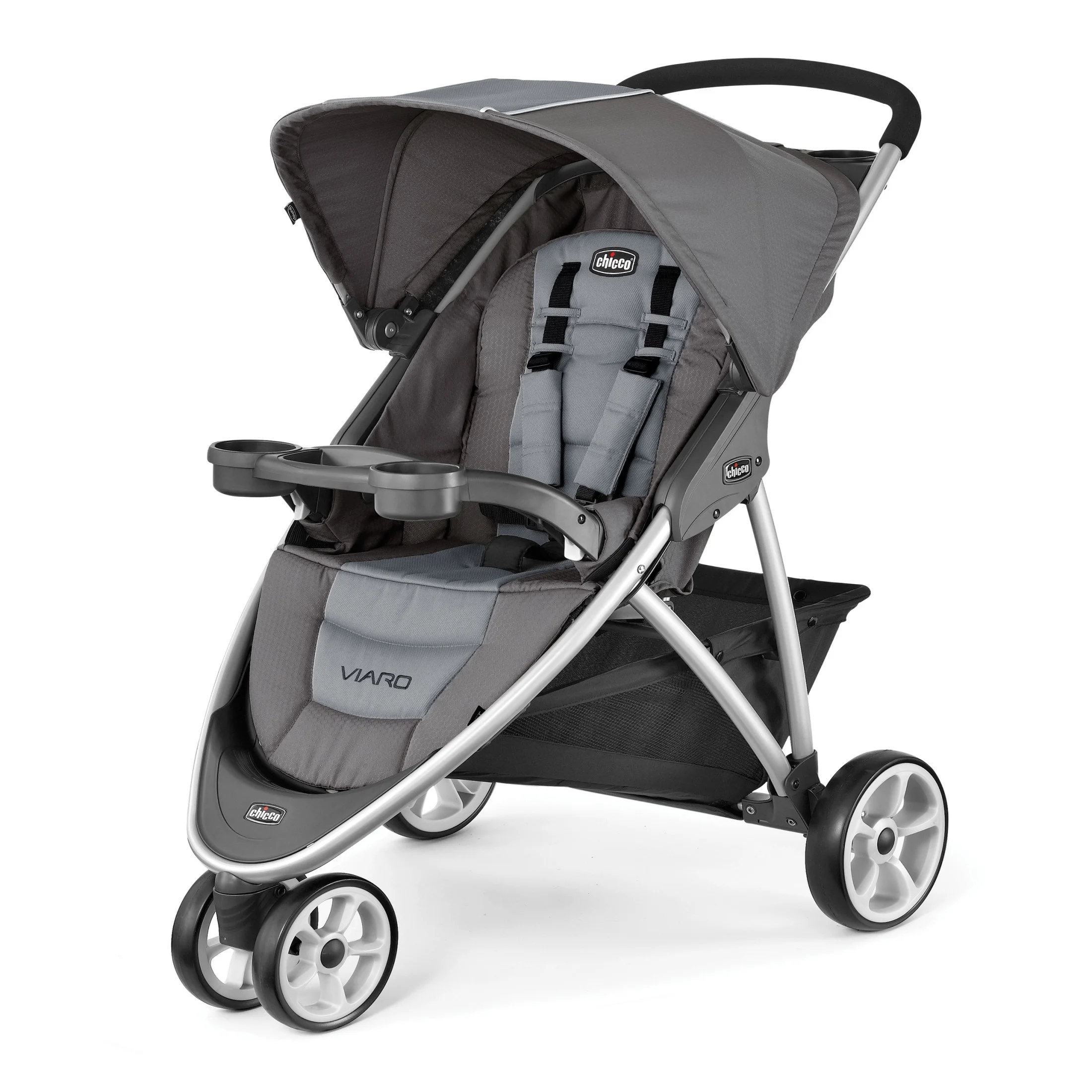 Chicco Viaro Quick-Fold Stroller - Graphite (Grey) - Womvr