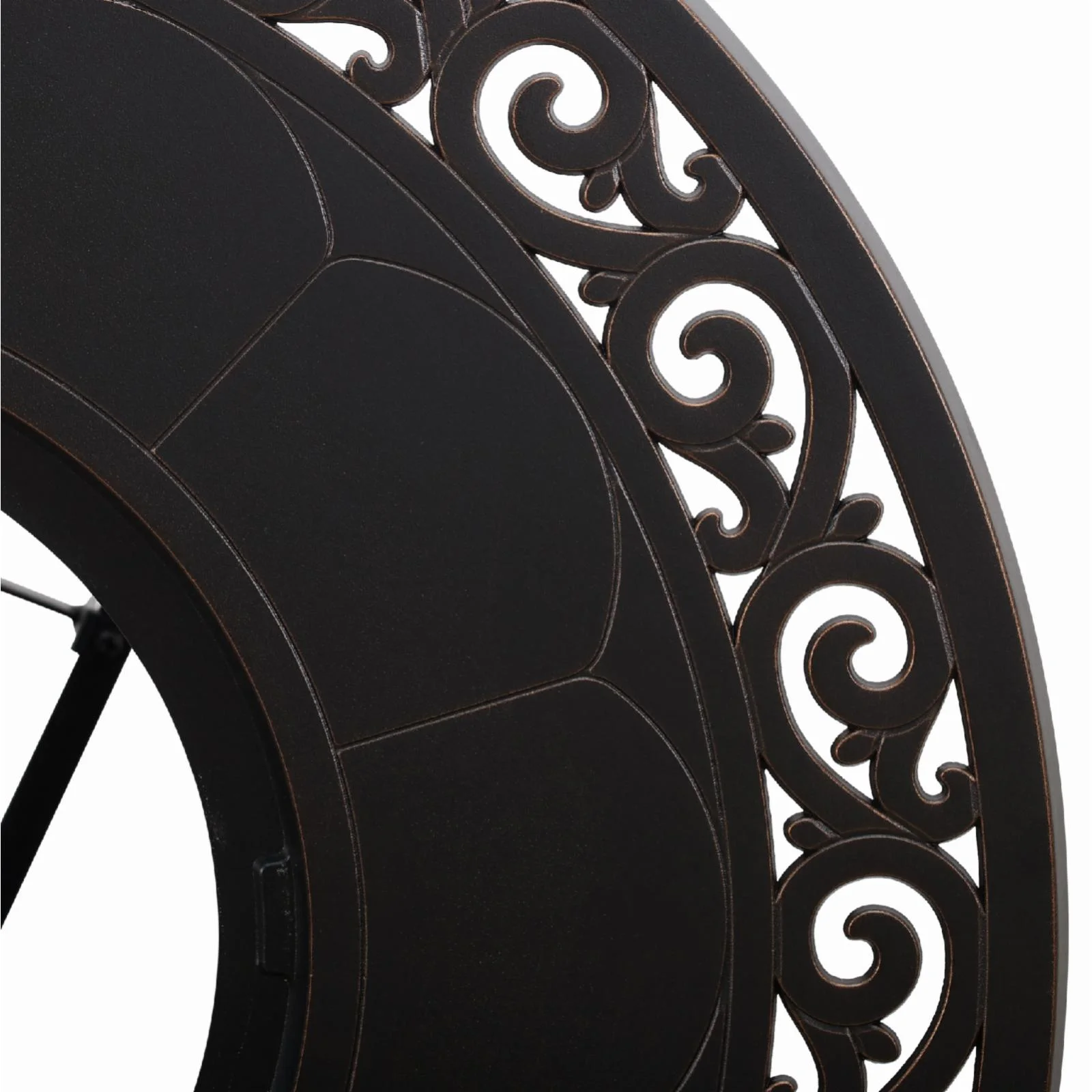 Fire Sense Jackson Round Aluminum Propane Fire Pit - Womvr