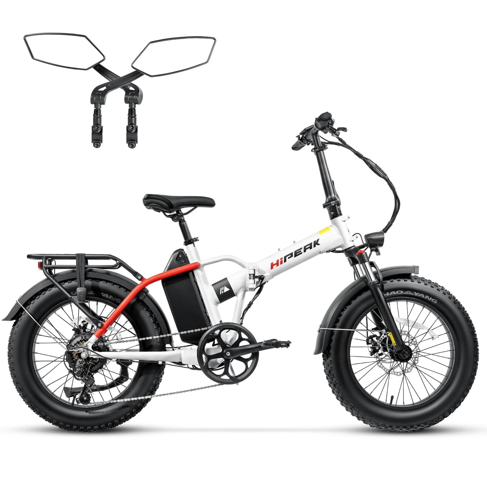 Hipeak 750W Electric Bike for Adults Folding Ebike 48V 15Ah 20