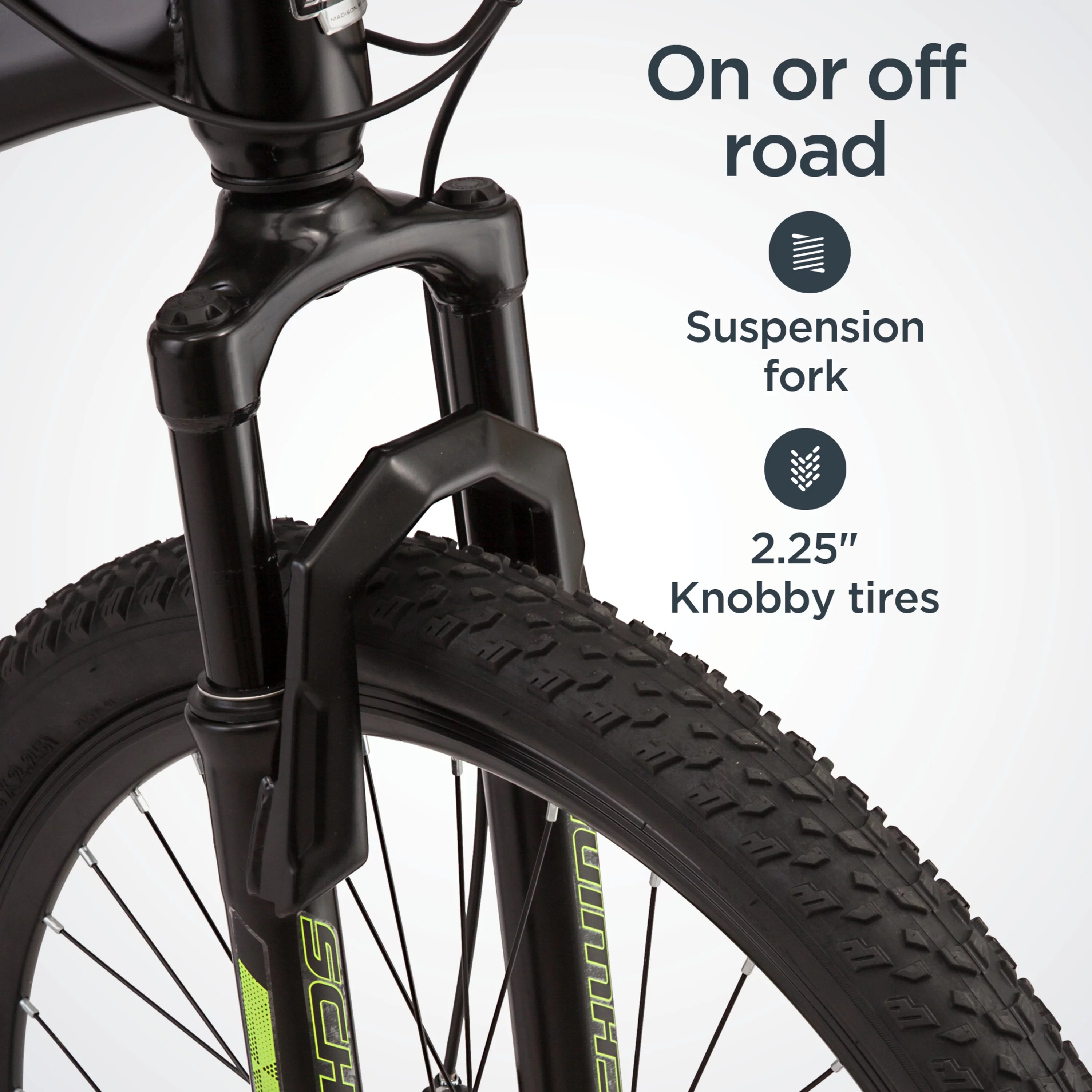 Schwinn Sidewinder Mountain Bike, 26-inch wheels, 21 speeds, black, mens style - Womvr