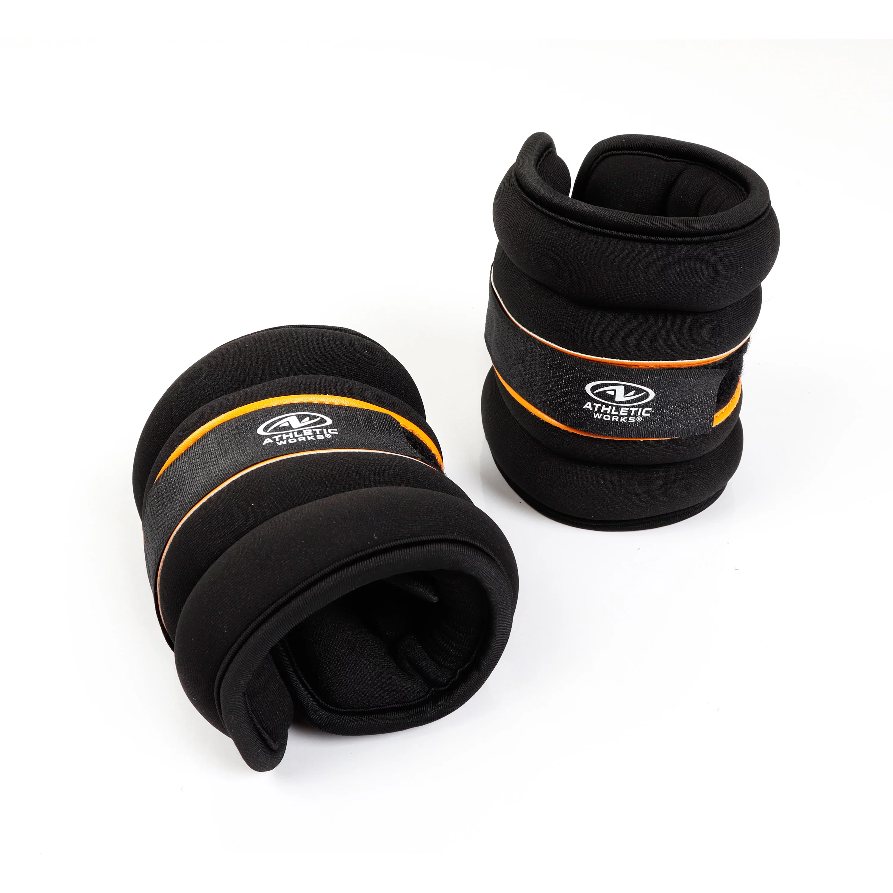 Athletic Works 5lb Pair Ankle & Wrist Weights (2pcs, Each One is 2.5LBS), Adjustable Strap - Womvr