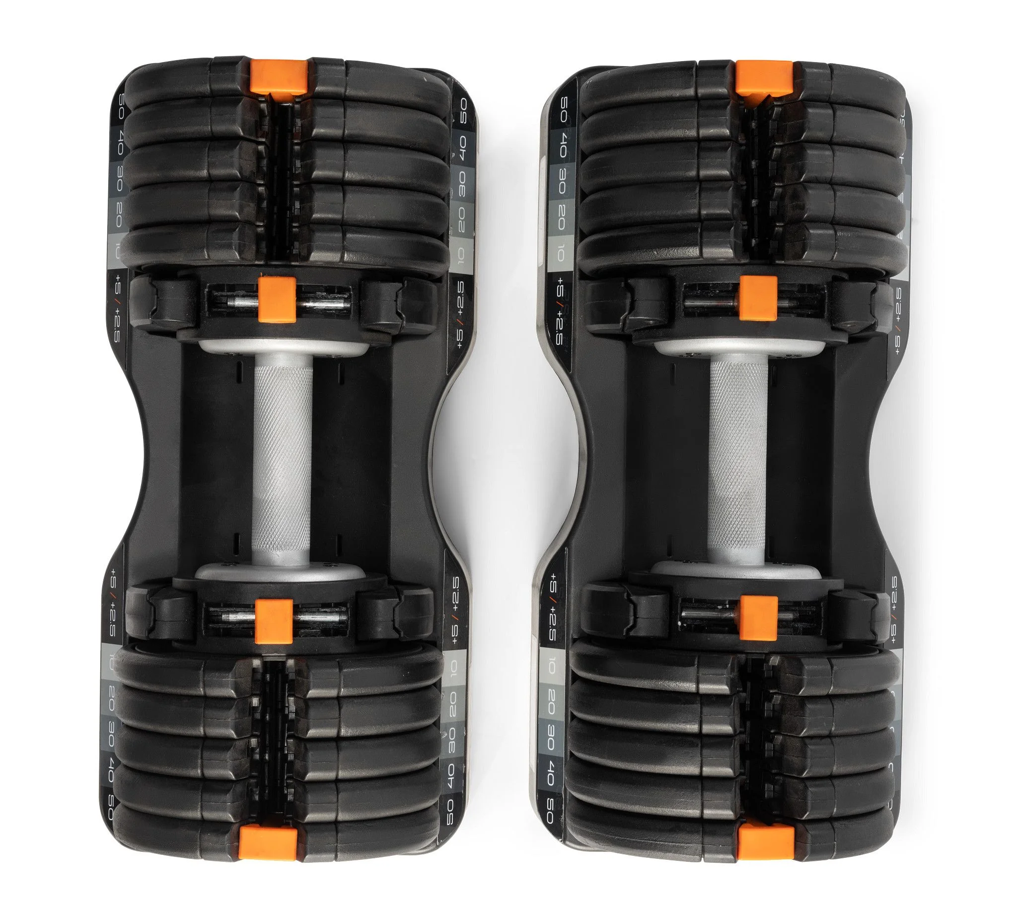 NordicTrack 55 lb Select-a-Weight Dumbbell Pair, Black - Womvr