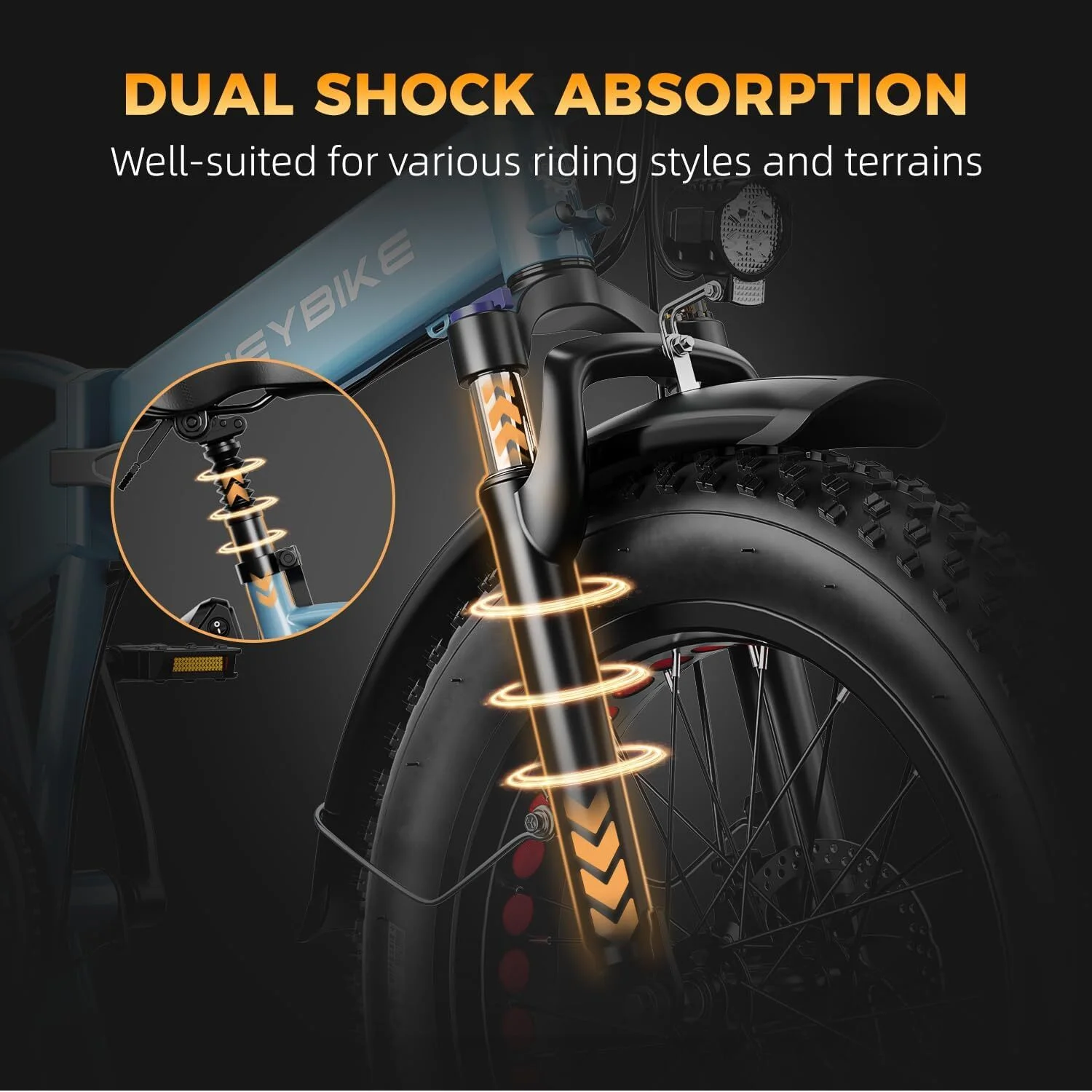 Heybike Mars 2.0 Electric Bike for Adults, 20