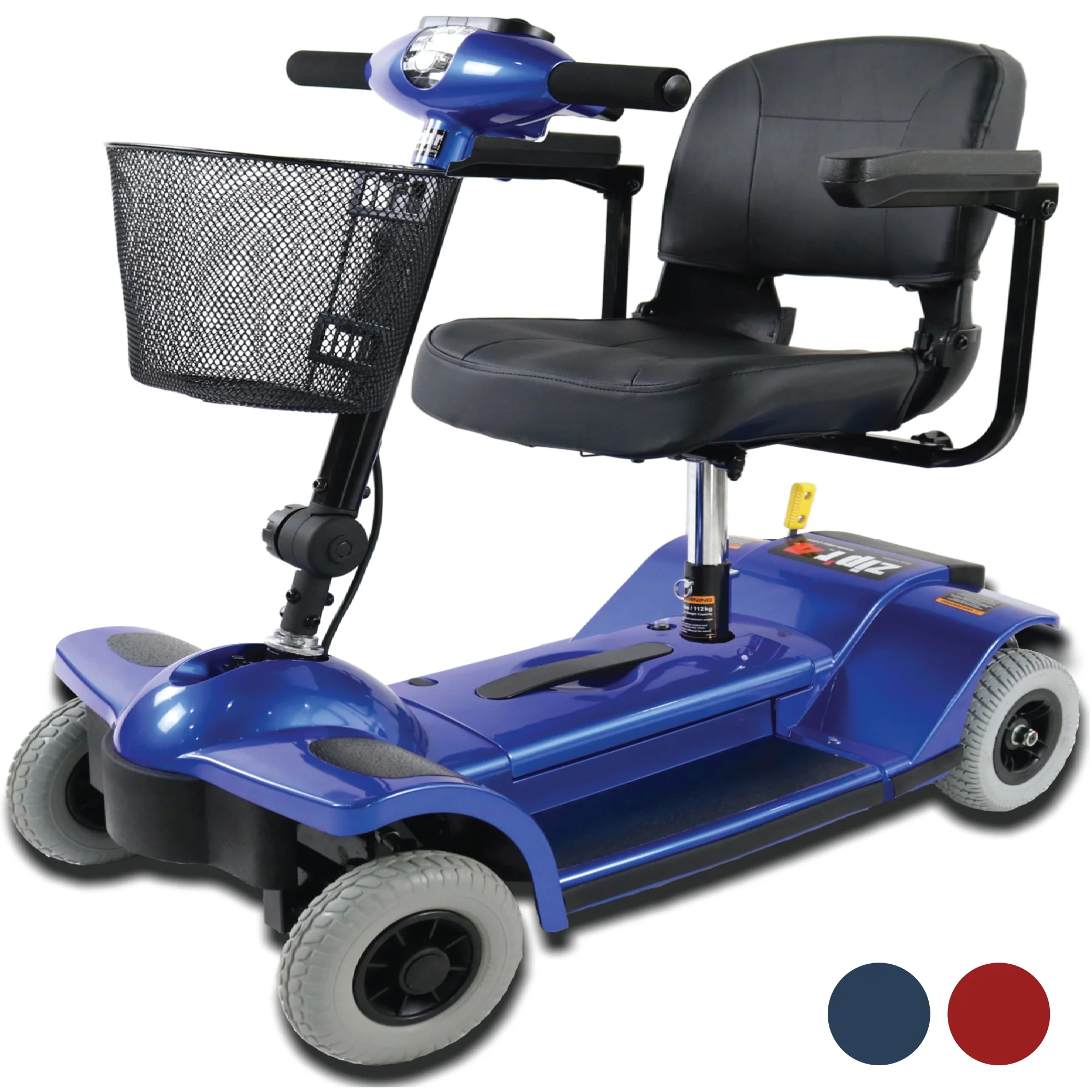 Zipr Traveler 4-Wheel Mobility Scooter - Long Range Senior Scooter - Womvr