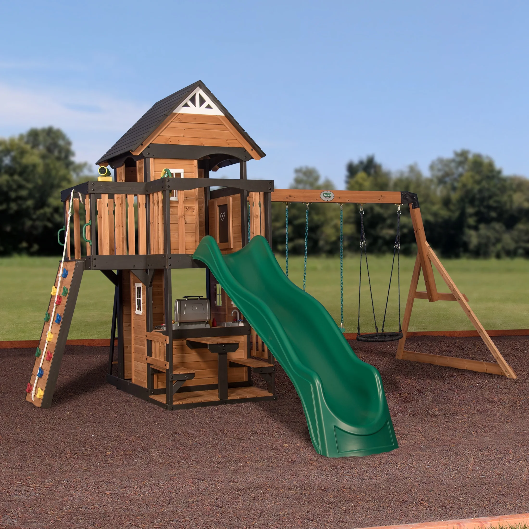 Backyard Discovery Canyon Creek Swing Set - Womvr