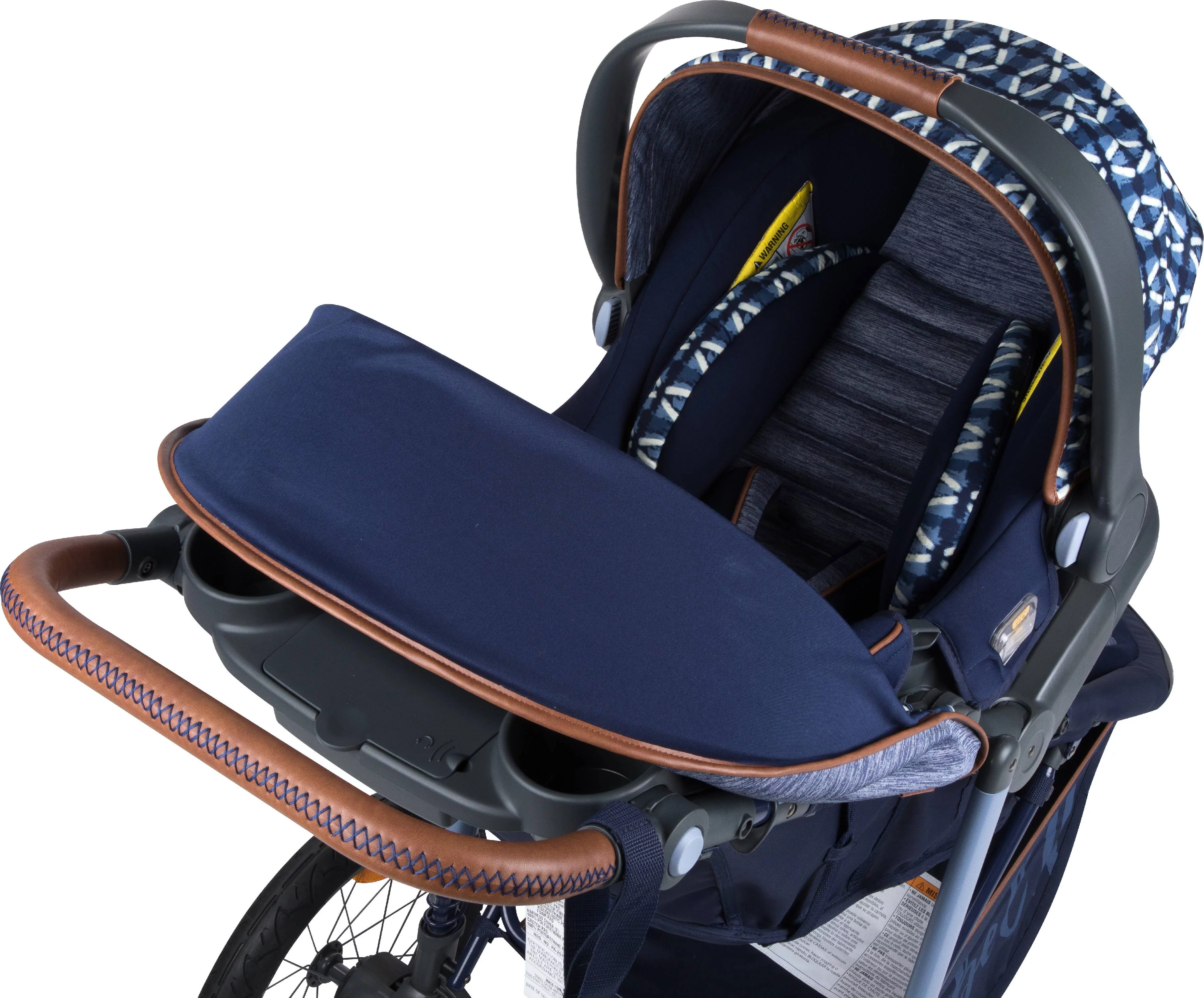 Monbebe Rebel II  All in One Travel System Stroller with Rear-Facing Infant Car Seat, Soho - Womvr