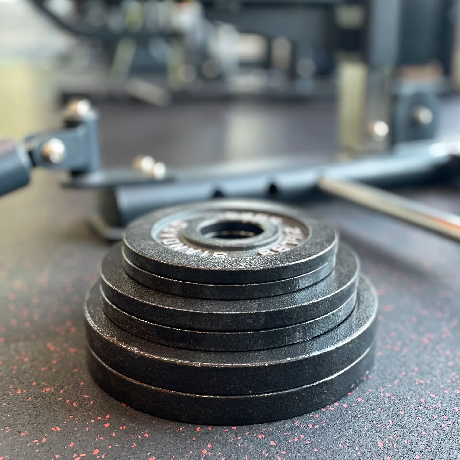 Steel Olympic Plates 35lb Set - Olympic Standard Premium Coated Pairs of 10lb, 5lb, and 2.5lb for Weight Lifting Powerlifting - Womvr