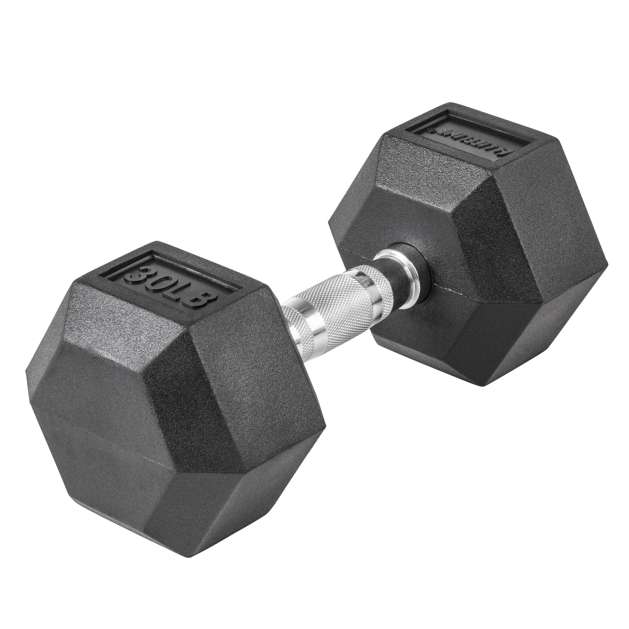 Lifeline Fitness Premium Rubber Hex Dumbbell, Single, 40 lbs - Womvr