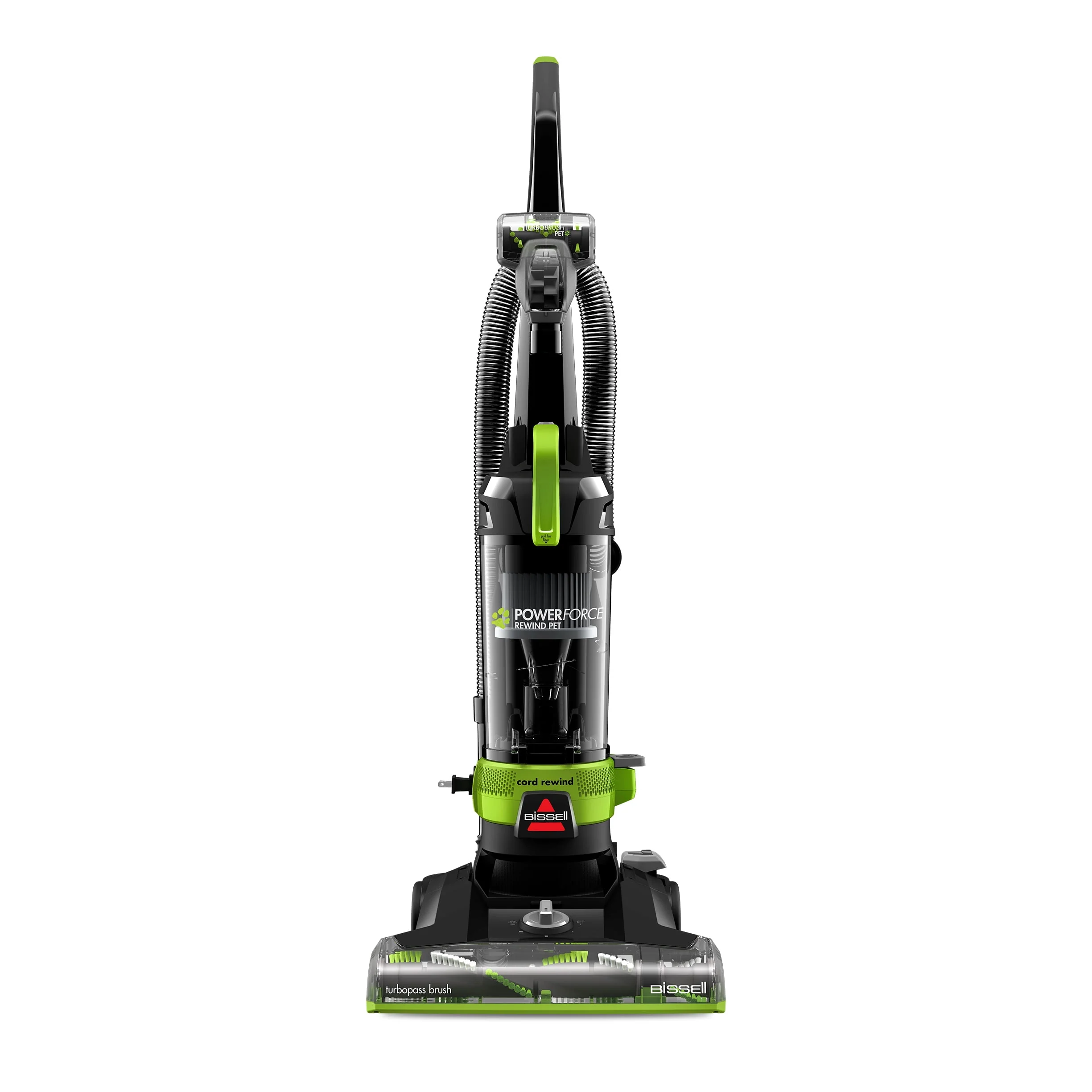 BISSELL PowerForce Helix Turbo Rewind Pet Upright Vacuum 3333 - Womvr