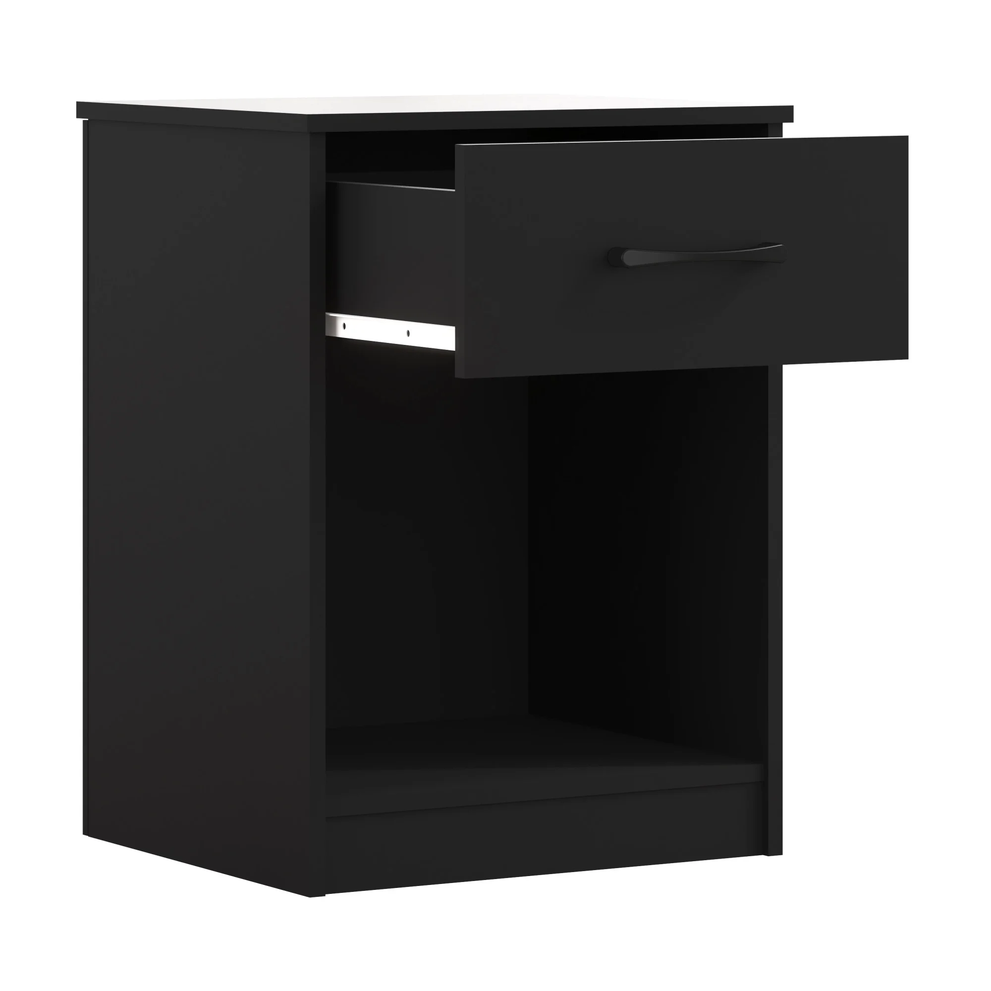 Mainstays Ardent Nightstand with 1 Drawer, White - Womvr