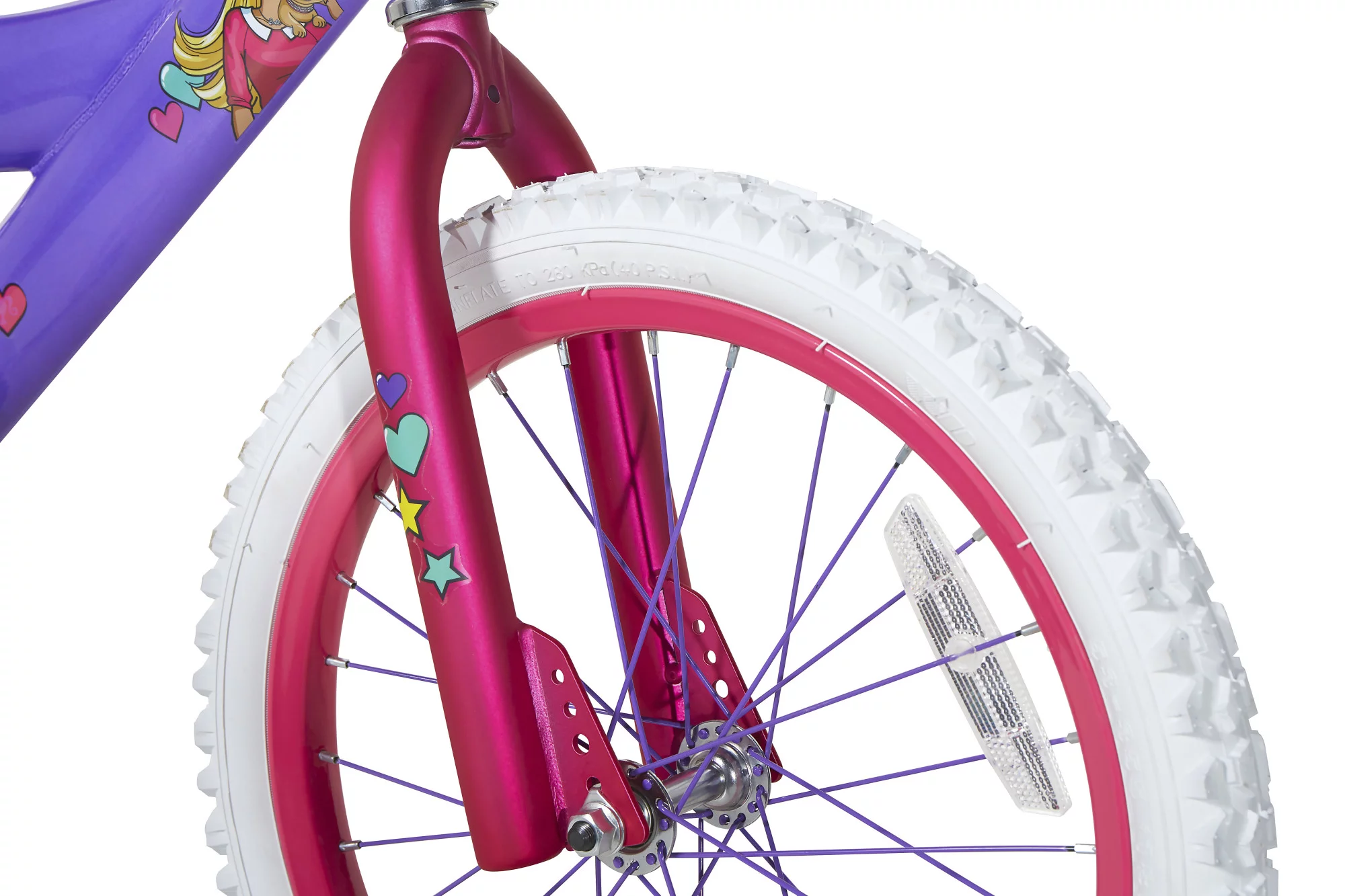 Dynacraft Barbie 16-Inch Girls BMX Bike For Age 5-7 Years - Womvr