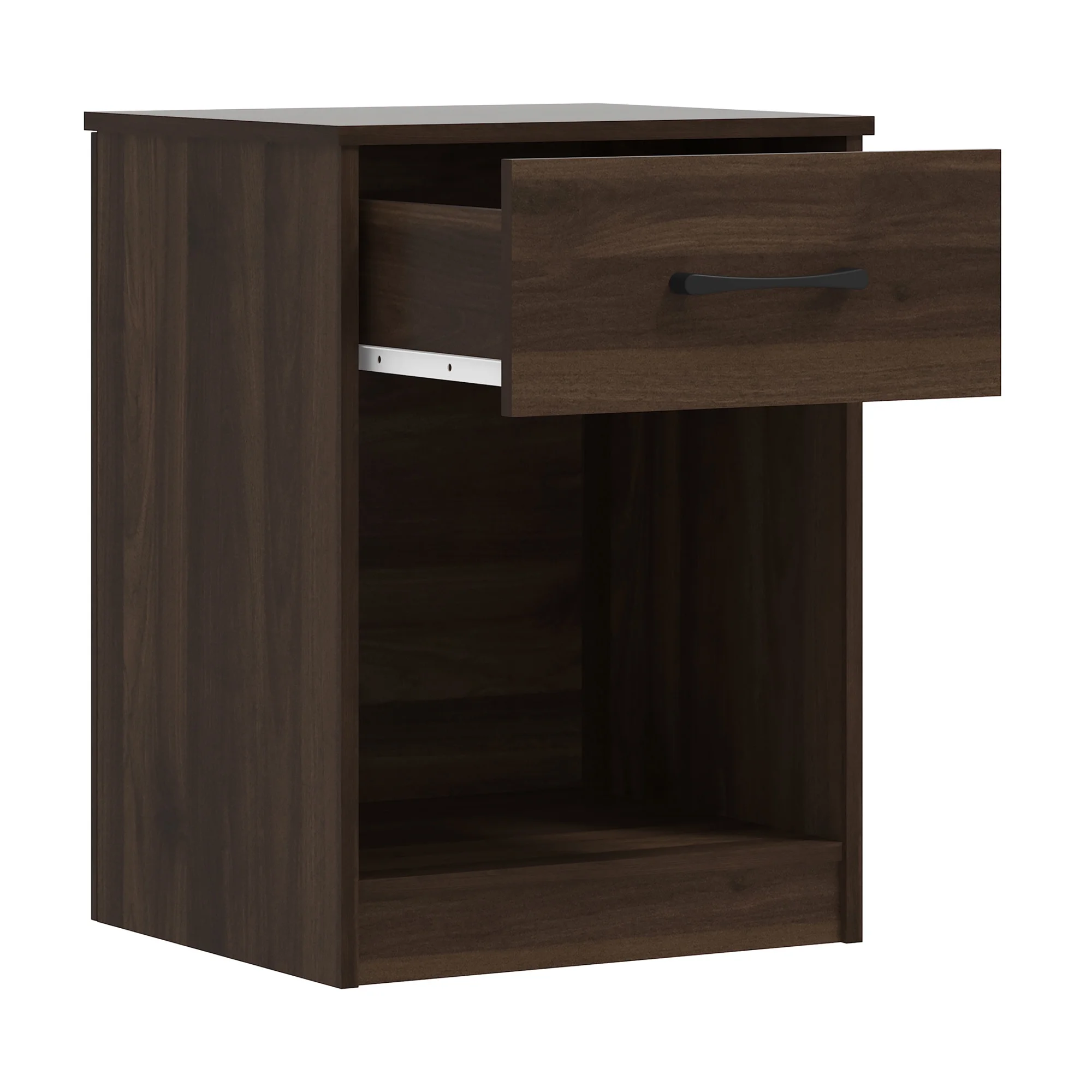 Mainstays Ardent Nightstand with 1 Drawer, White - Womvr