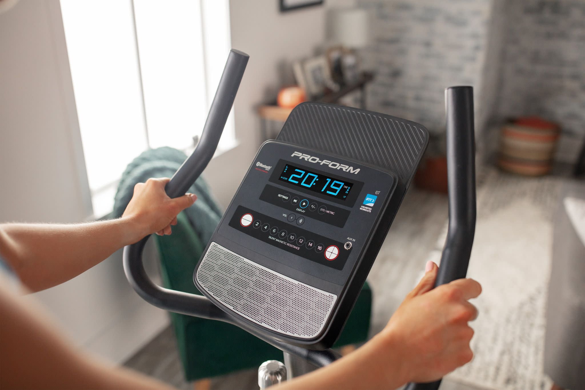 ProForm Cycle Trainer 300 Ci Upright Stationary Exercise Bike, Compatible with iFIT Personal Training - Womvr