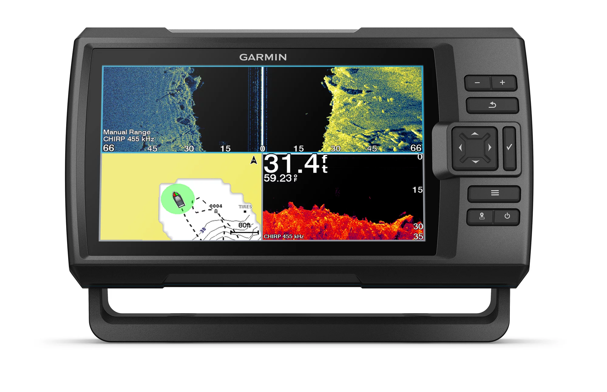 Garmin New Striker Vivid Series 9SV US W/GT52 Fishfinder, 322-0100255400 - Womvr