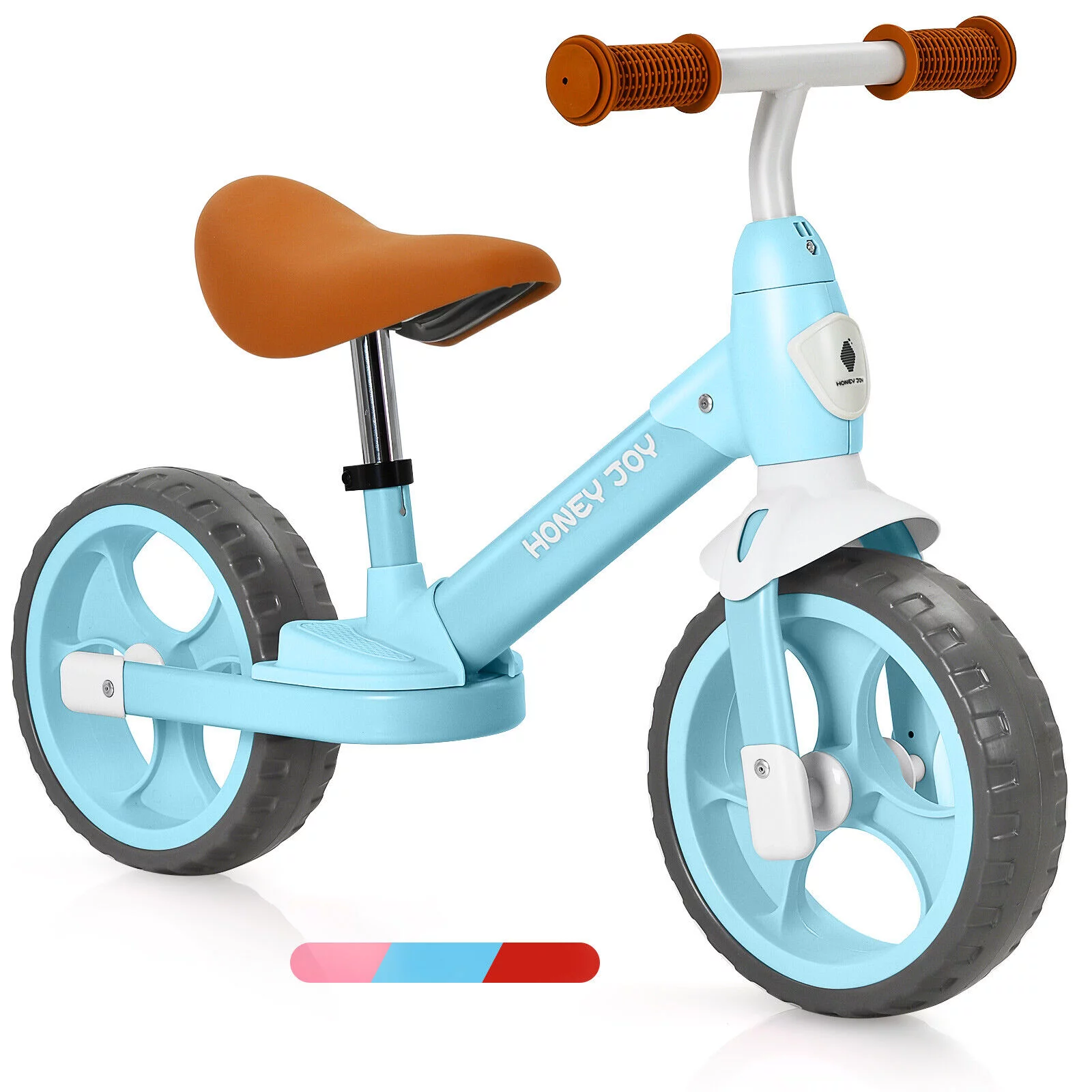 FONIRRA Kids Balance Toddler Bicycle No-Pedal Training Bike with Adjustable Handlebar and seat for 2-5 Years Old Boys Girls, Blue - Womvr
