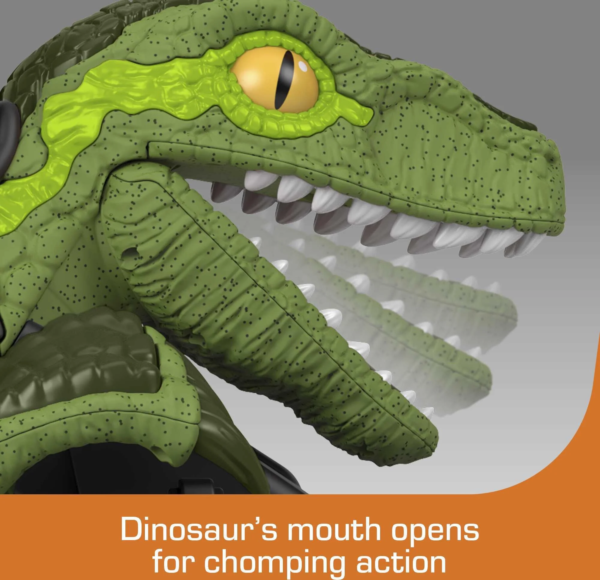 12V Power Wheels Jurassic World Dino Racer Battery-Powered Ride-On ATV Dinosaur Toy, Green - Womvr