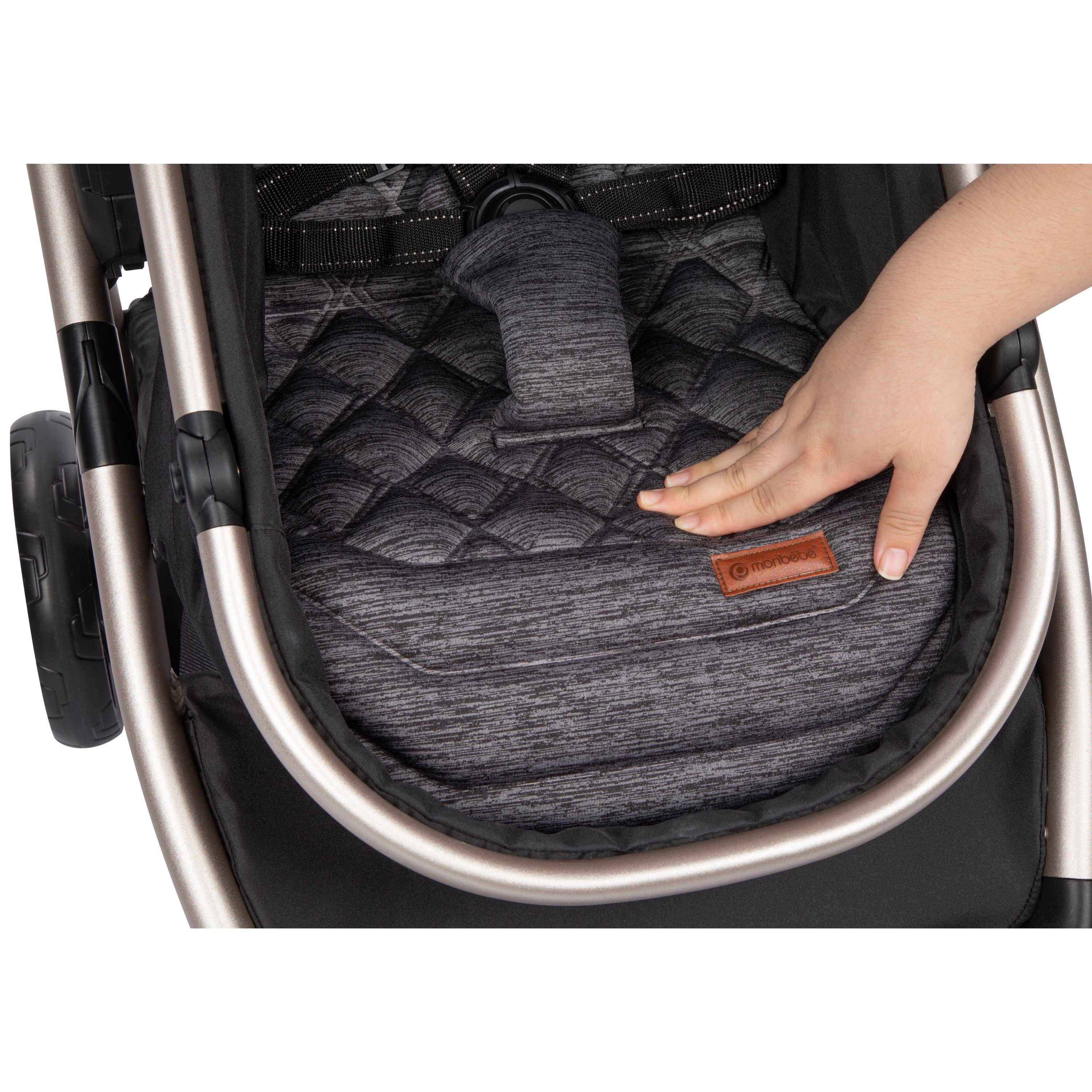Monbebe 6-in-1 Modular Travel System, Plaid - Womvr