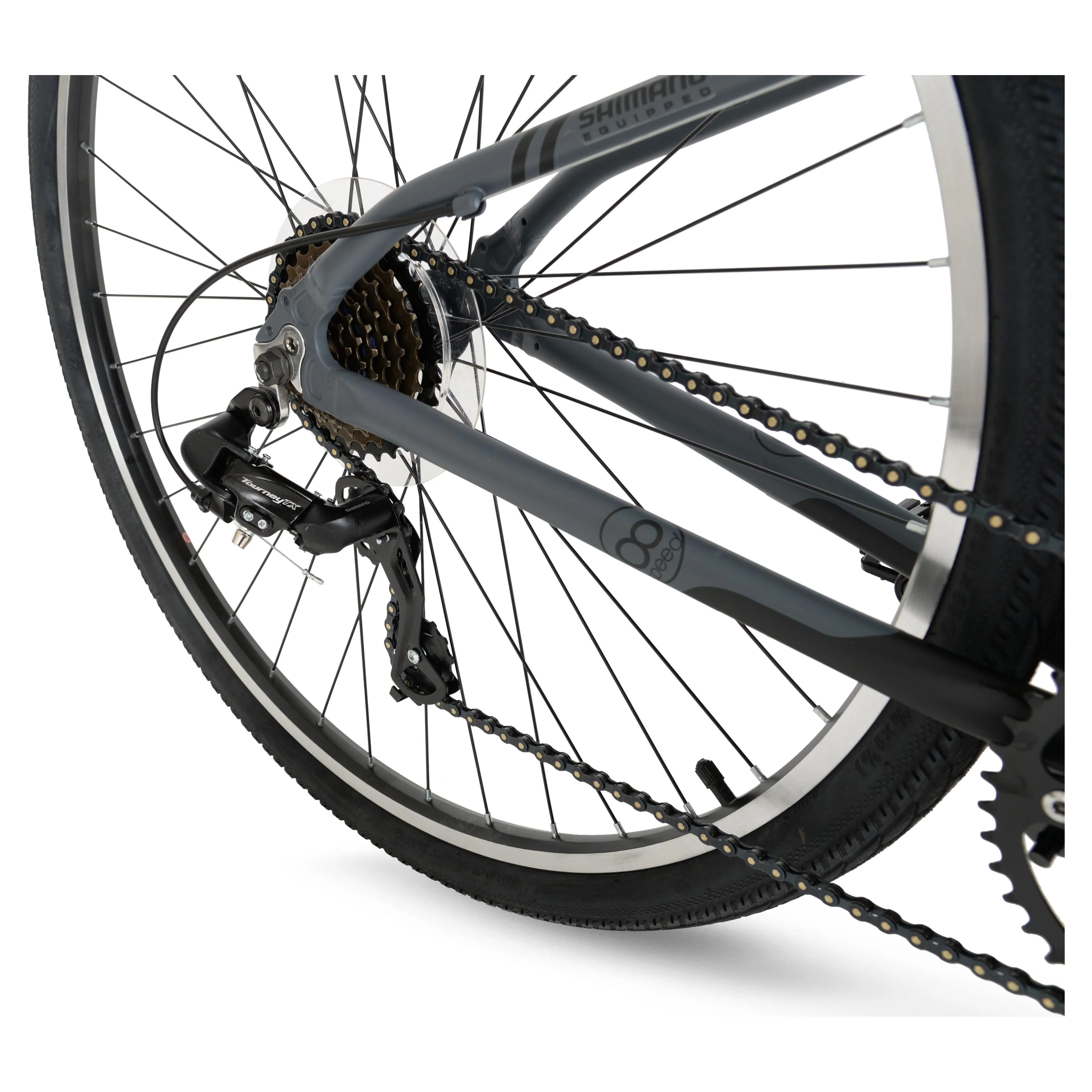 Hyper Bicycles 700c Urban Bike for Adults, Gray - Womvr