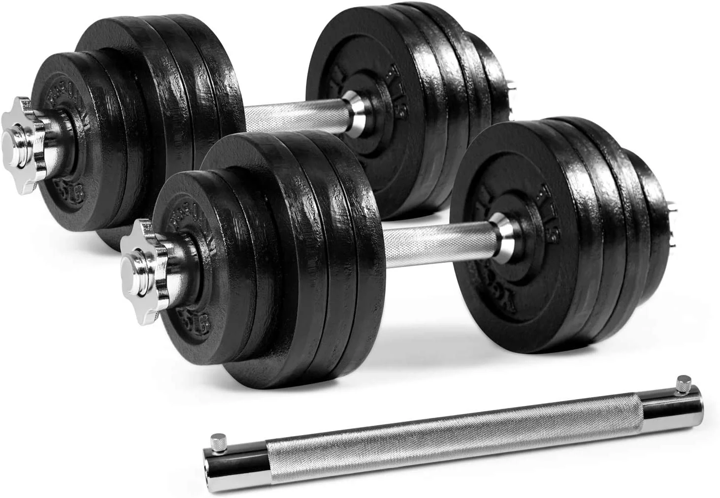 Yes4All 100 lbs Adjustable Dumbbells + Dumbbell Connector, Combo/Set - Womvr