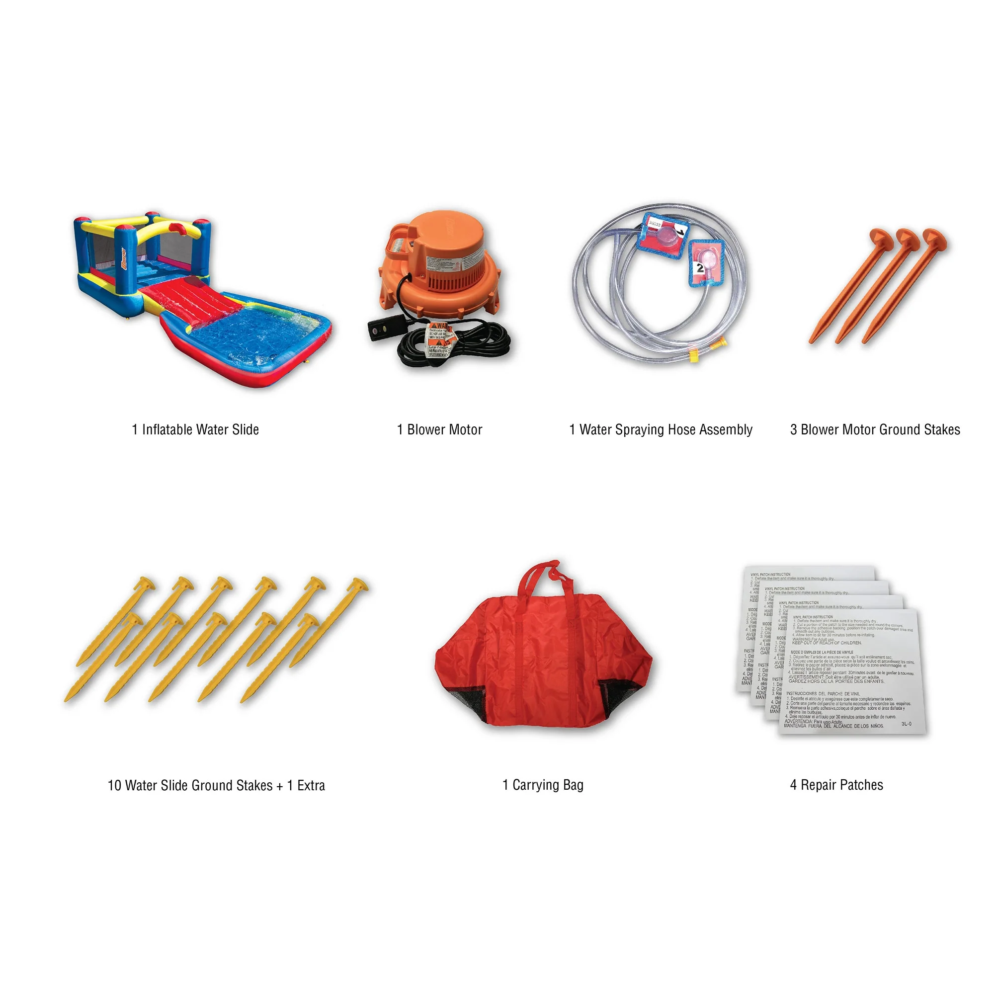 Banzai Bounce N Splash Outdoor Water Park Aquatic Activity Play Center - Womvr