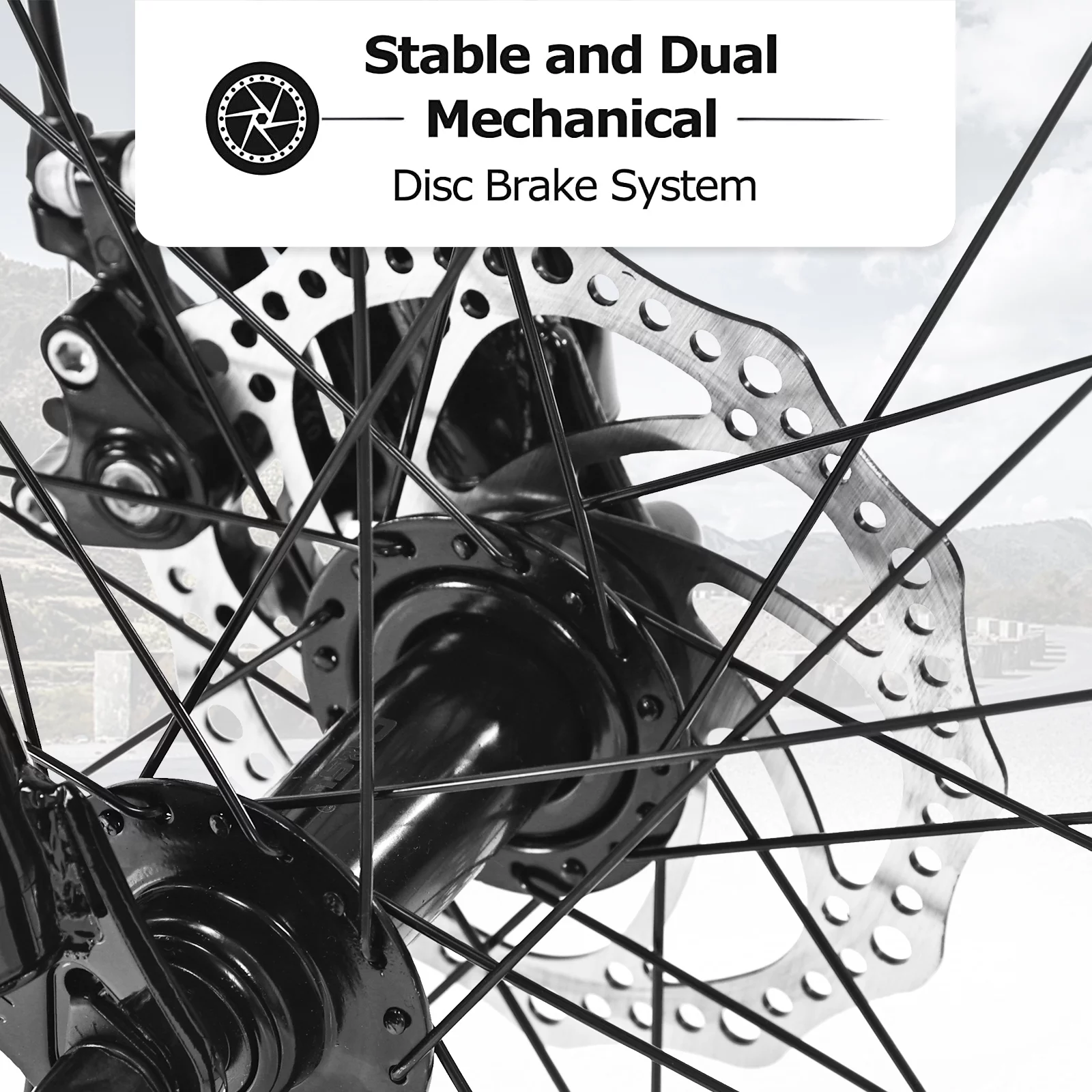 CIYOYO 24 inch Fat Tire Mountain Bike, Shimano 7 Speeds Bike for Adult, Dual Disc Brake,Orange - Womvr