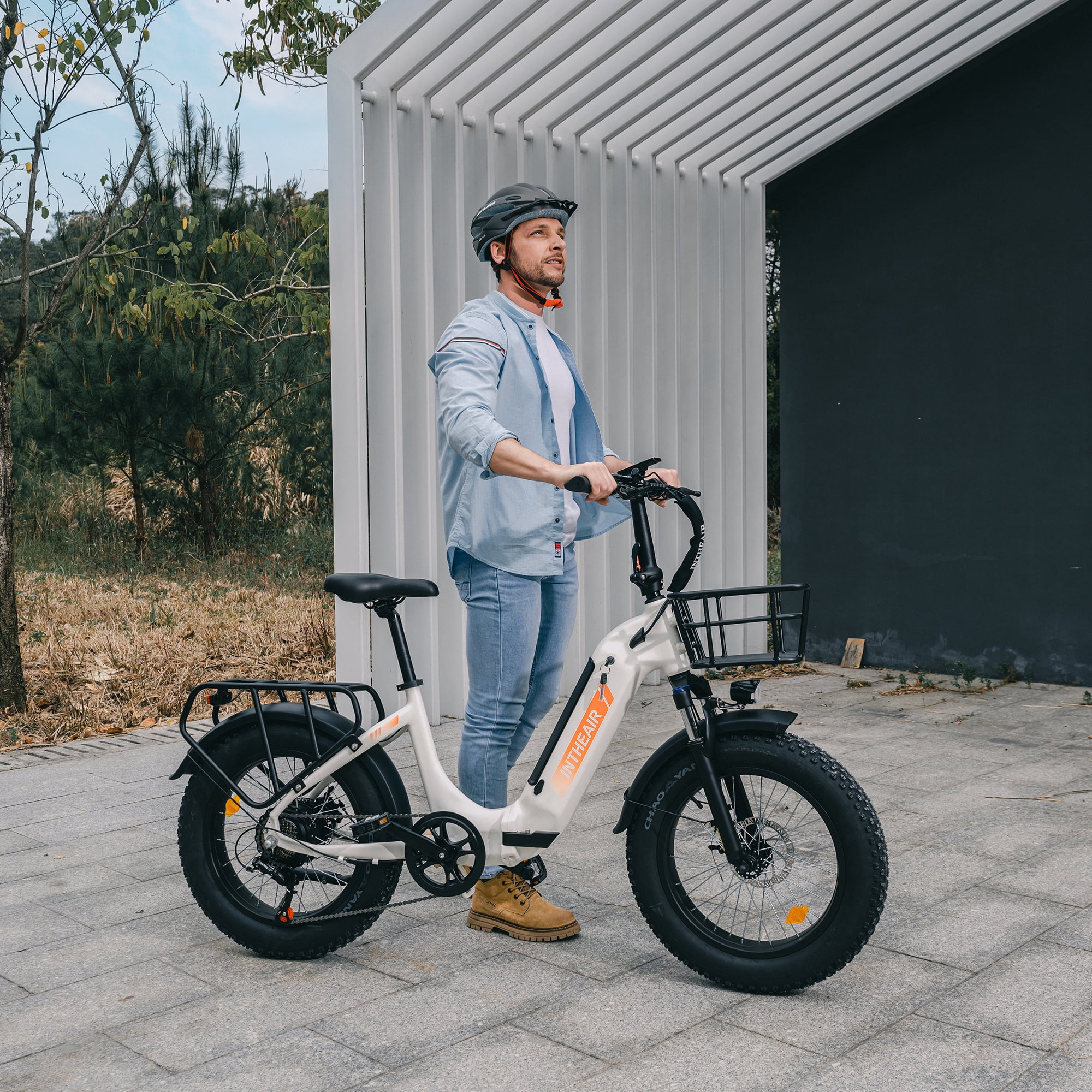 INTHEAIR Ranger Electric Bike, Adults Foldable Ebike for Adults 20