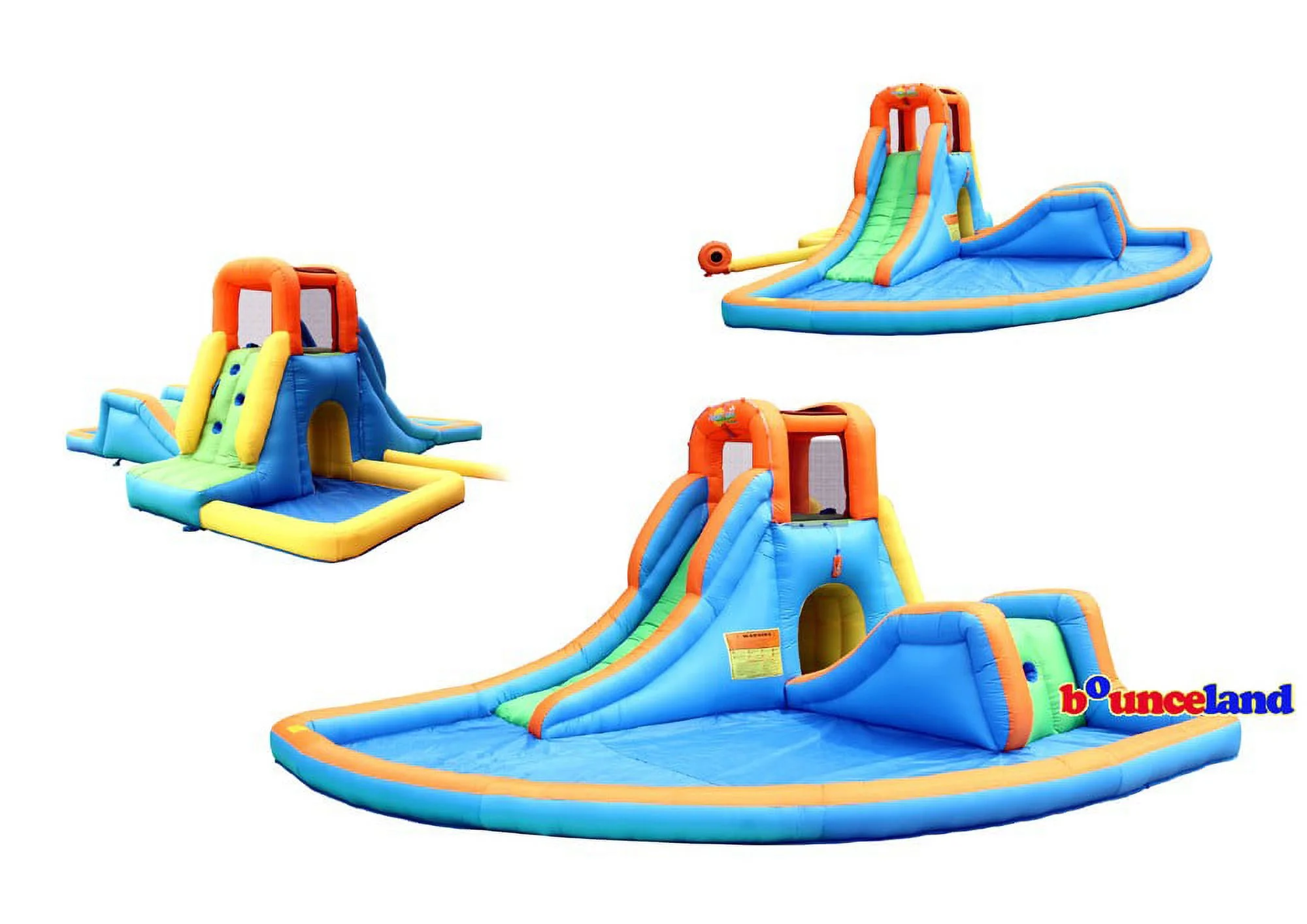 Bounceland Cascade Water Slides with large pool - Womvr