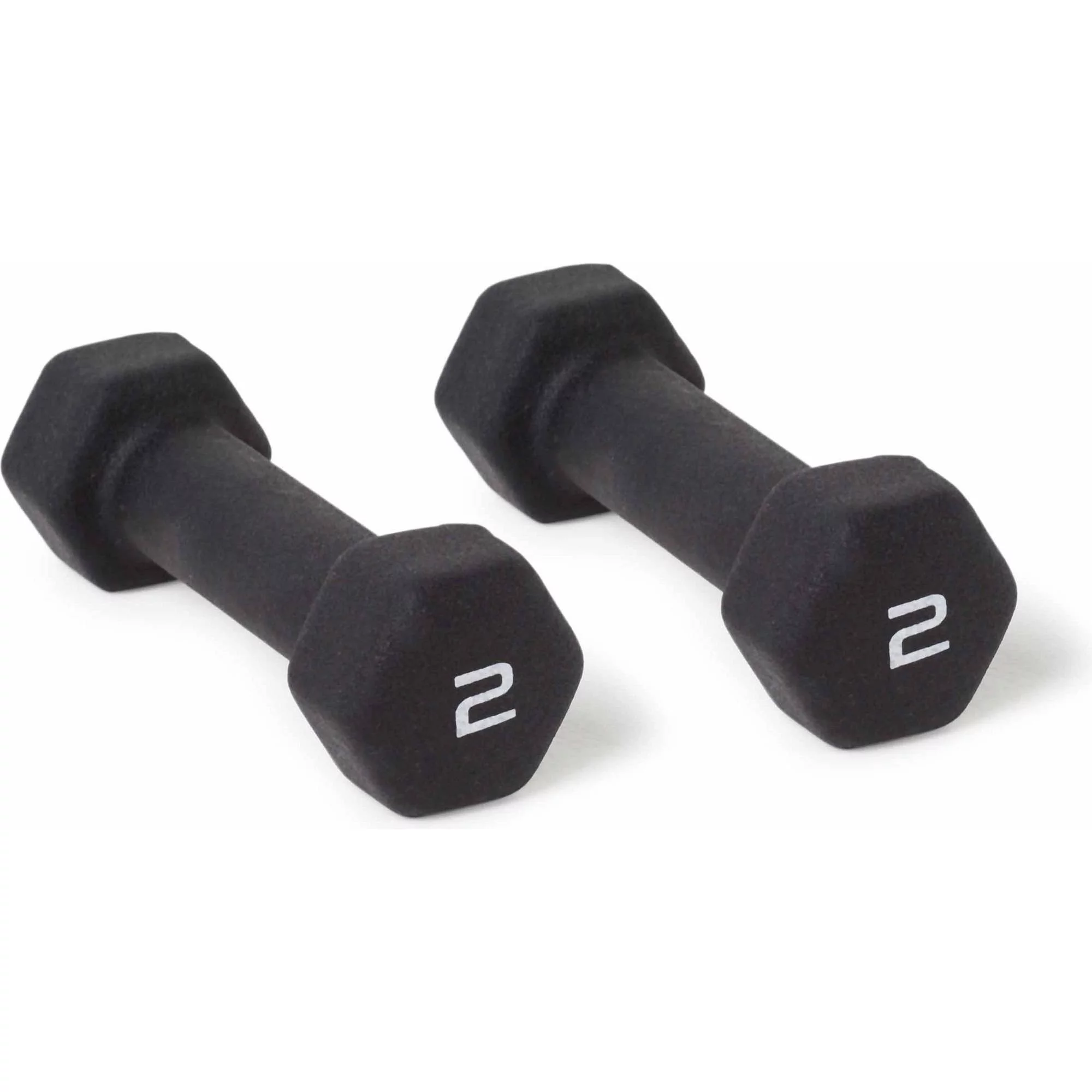 CAP Barbell, 15lb Black Neoprene Dumbbell, Pair - Womvr