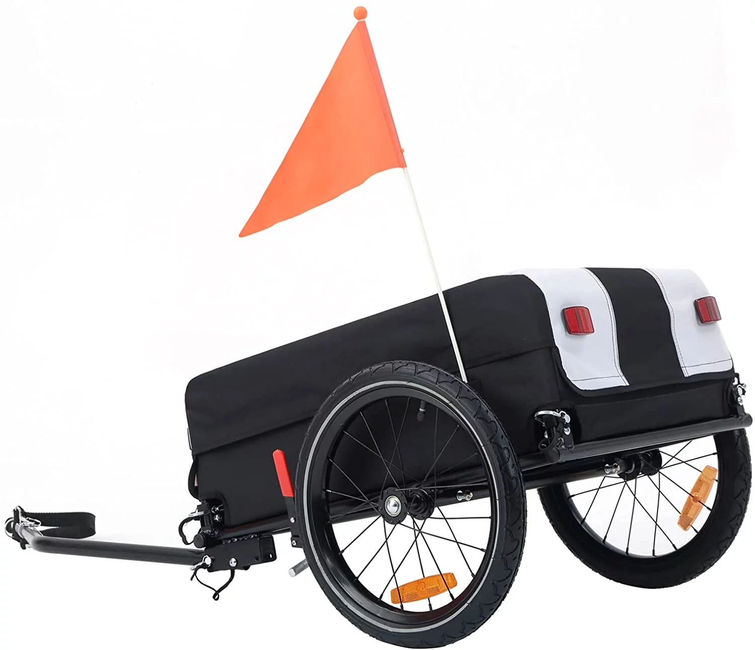 Mojay Two-Wheel Bicycle Cargo Trailer, Biking Trailer, 27.5