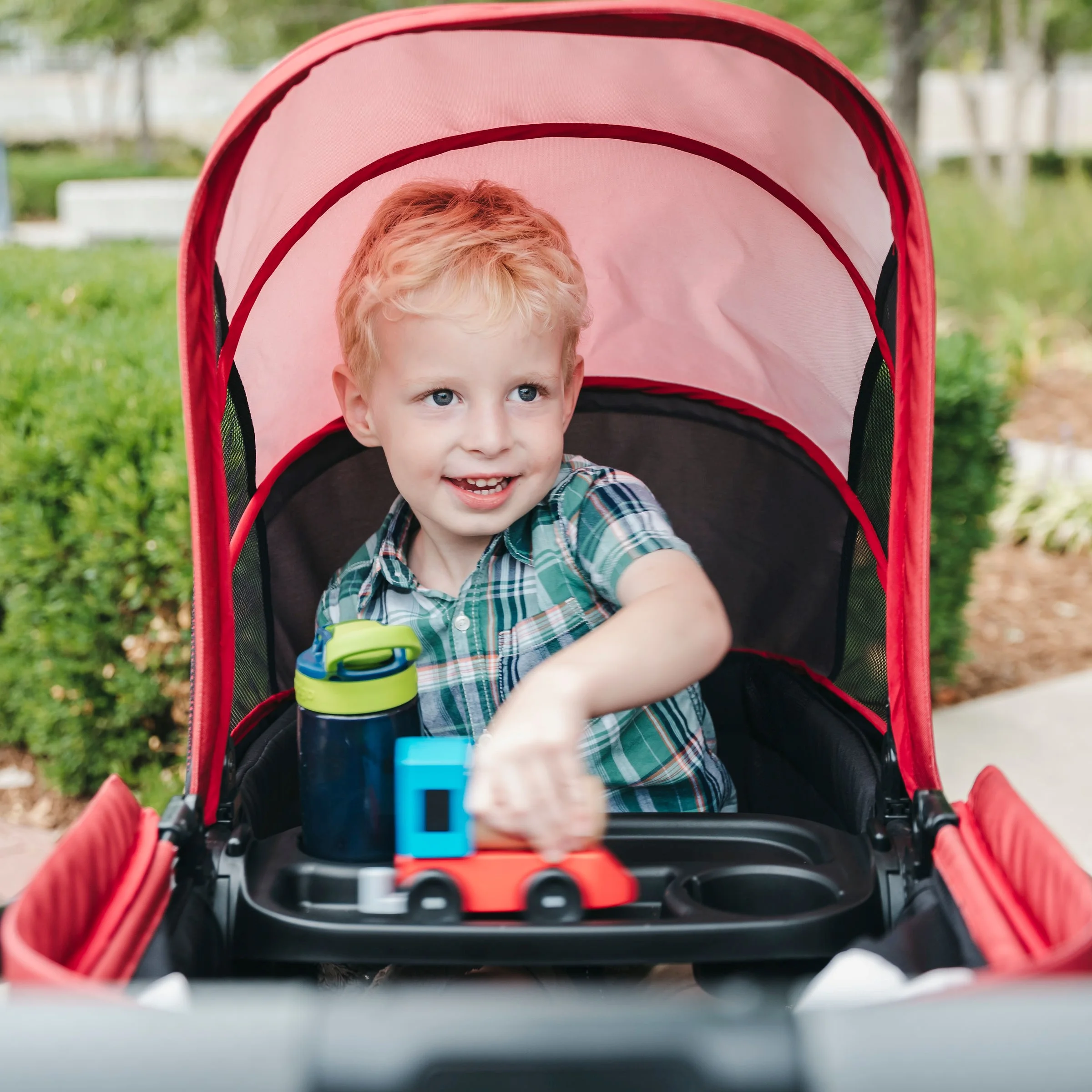 Monbebe Everyday Outings Wagon Stroller, Cobblestone Grey - Womvr