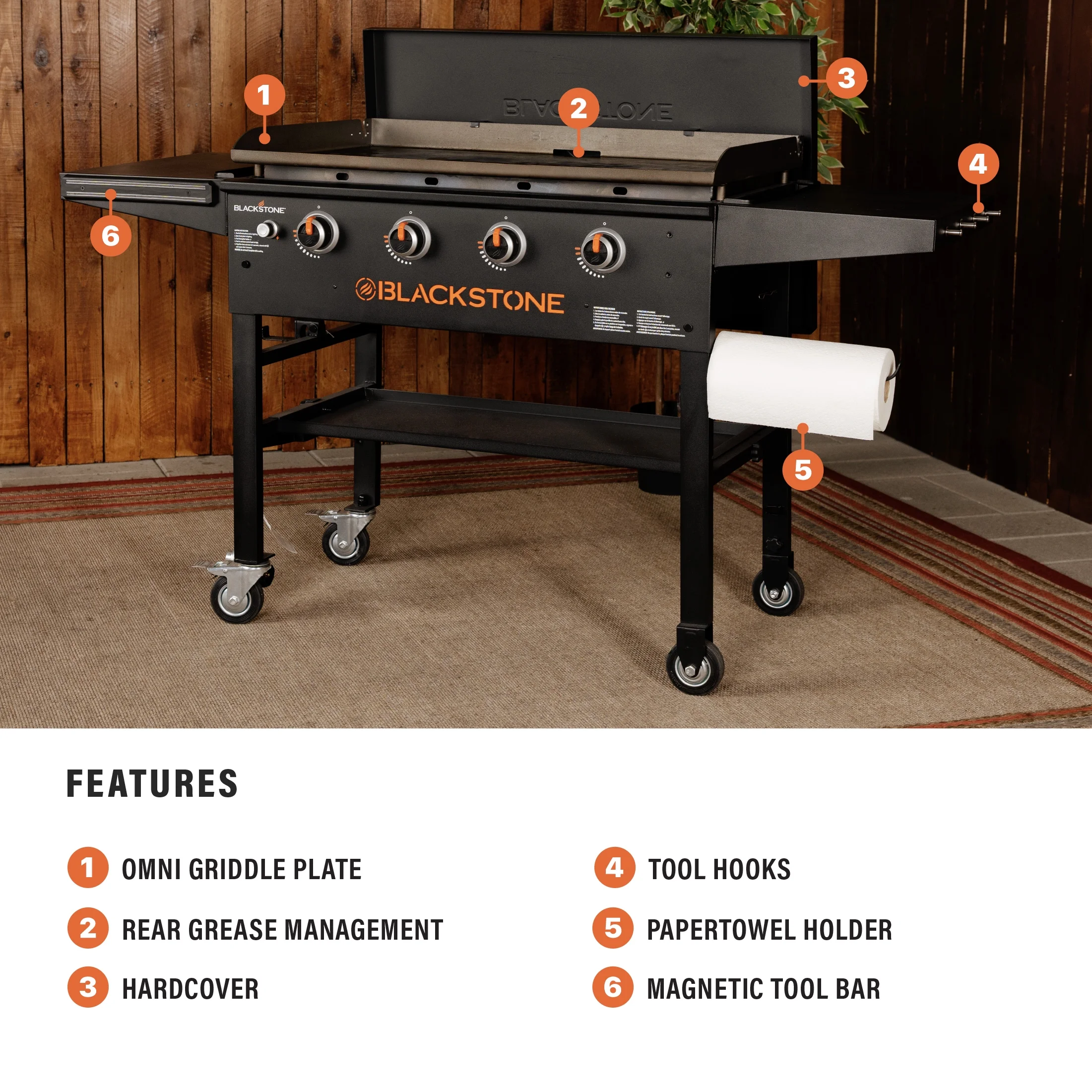 Blackstone Original 4-Burner 36