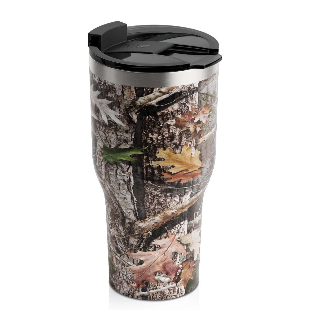 RTIC 30 OZ Insulated Tumbler Stainless Steel Coffee Travel Mug with Lid, Spill Proof, Hot Beverage and Cold, Portable Thermal Cup for Car, Camping, Deep Harbor - Womvr
