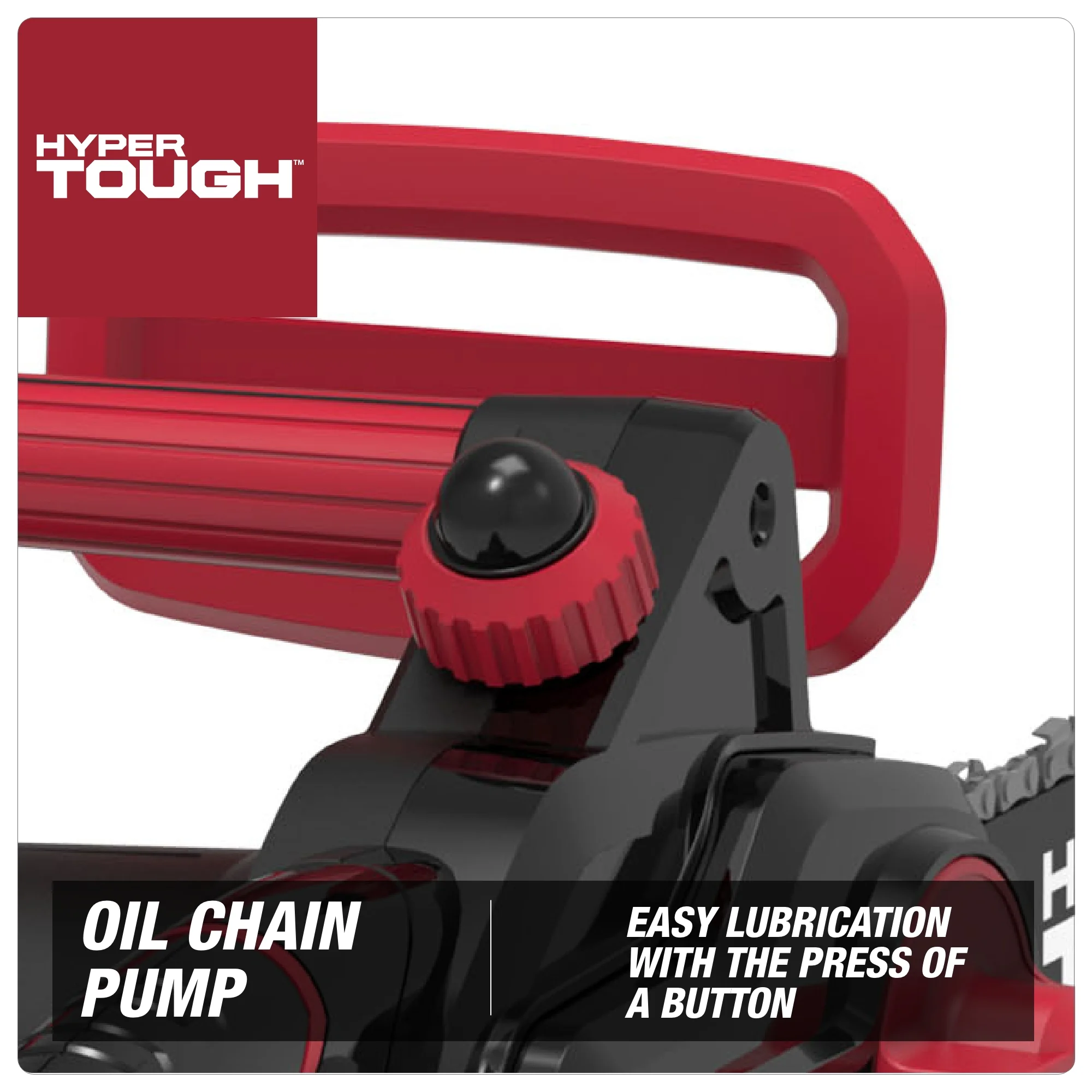 Hyper Tough 16-Inch Electric Chainsaw, 15-Amp Motor with Automatic Oiler, Tool-less Chain Tension, Metal Bucking Spikes included - Womvr