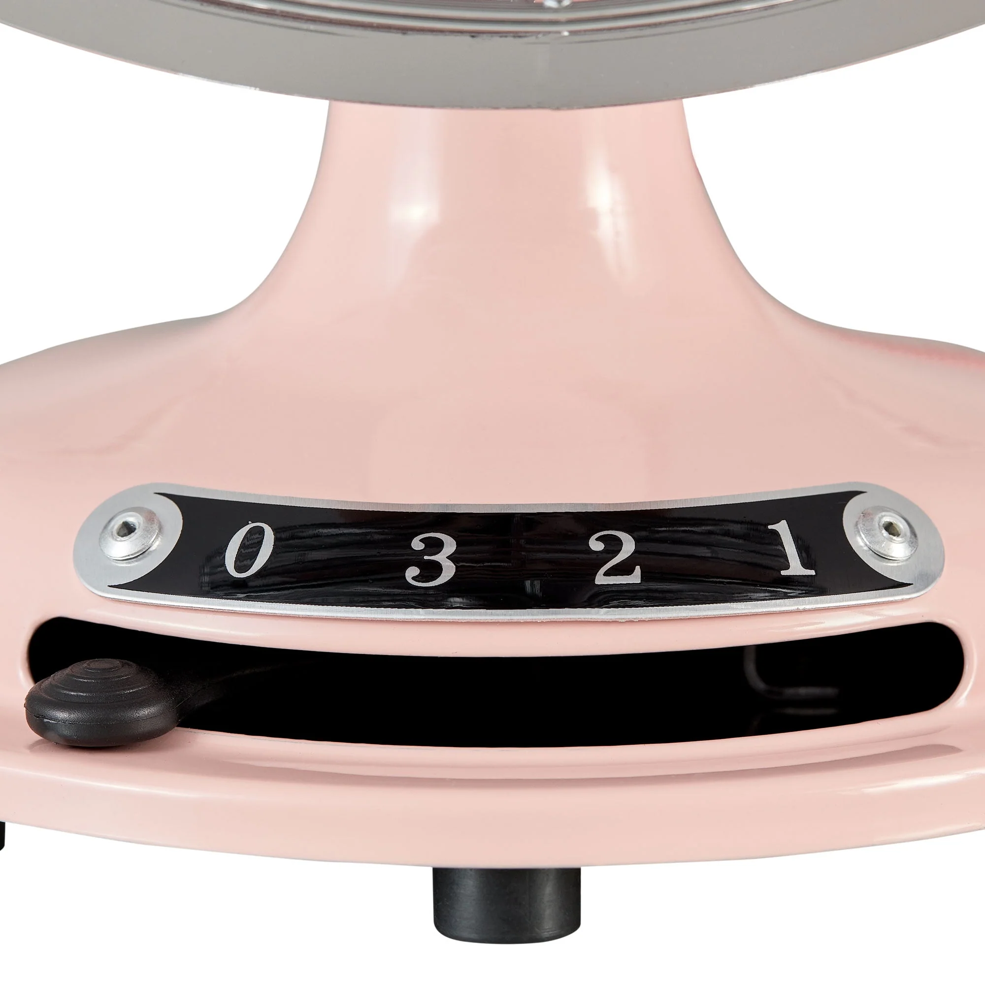 Better Homes & Gardens New 12 inch Retro 3-Speed Metal Tilted-Head Oscillation Table Fan Gold - Womvr