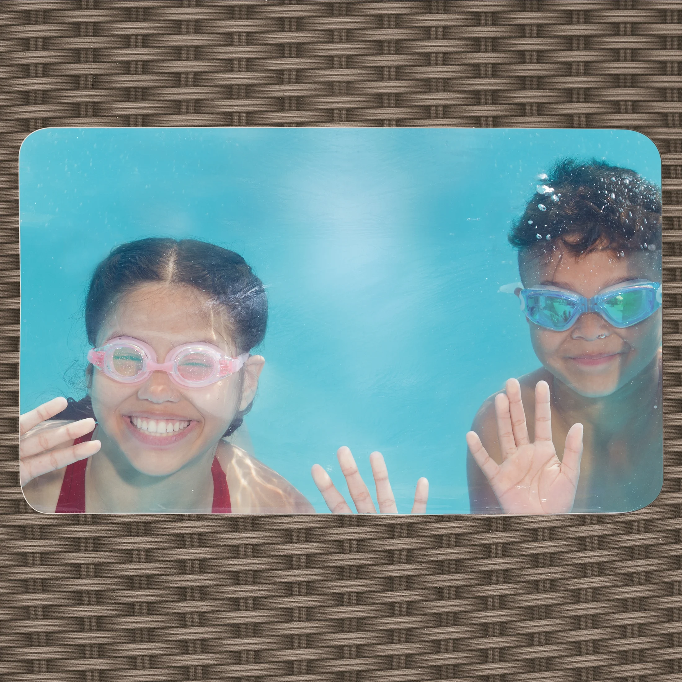 Funsicle 18 ft Crystal Vue Oasis Designer Pool, Round Above Ground Frame Swimming Pool, Age 6 & up - Womvr