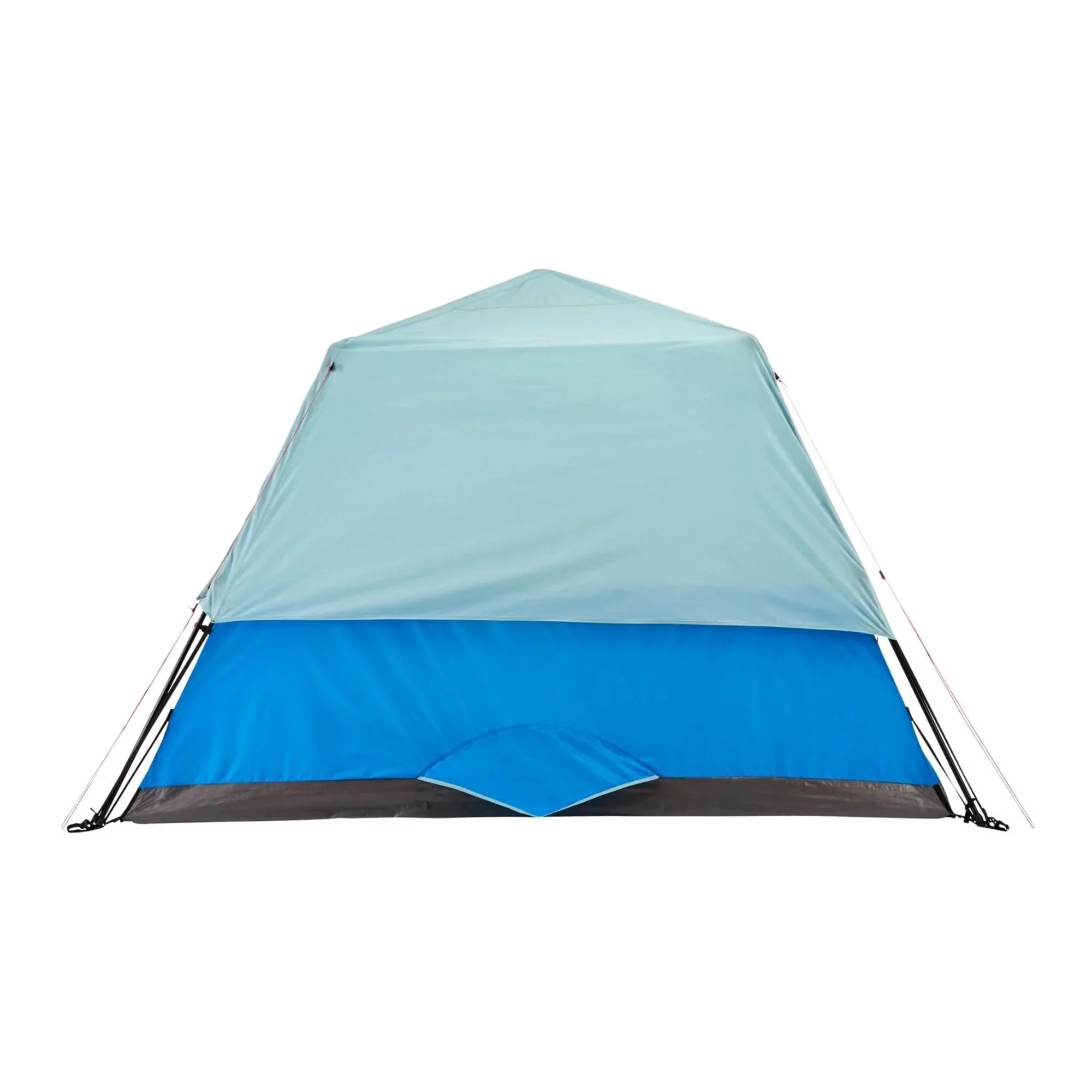 Outbound QuickCamp 6 Person Cabin Tent with Rainfly and Carry Bag, Blue - Womvr